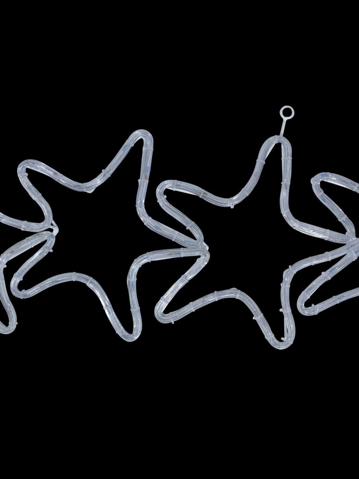 Blue & Cool White LED Star Rope Light Silhouette - 30cm — image 4