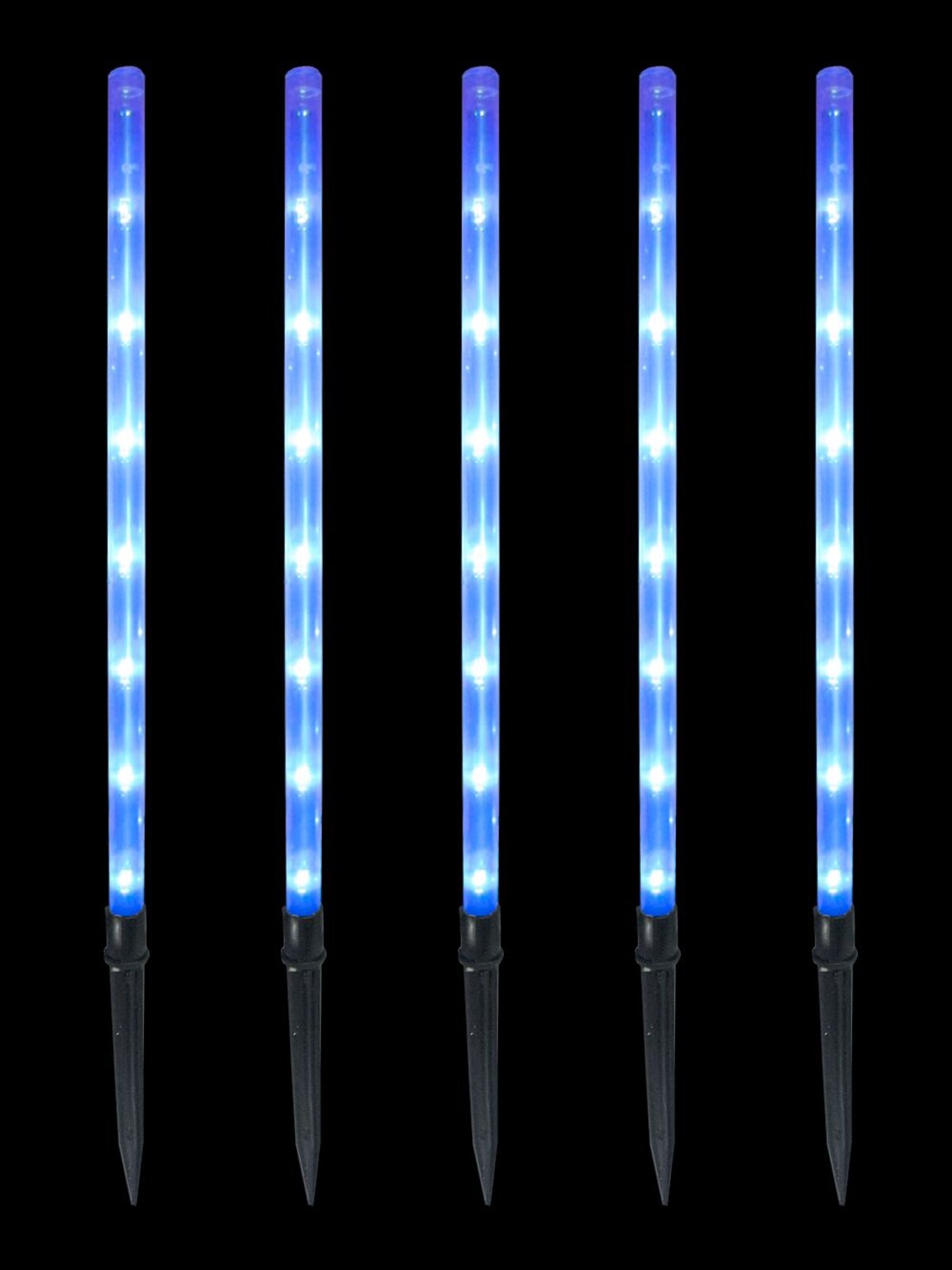 Blue LED Tube Pathway Stake Lighting - 5 x 2m — image 2
