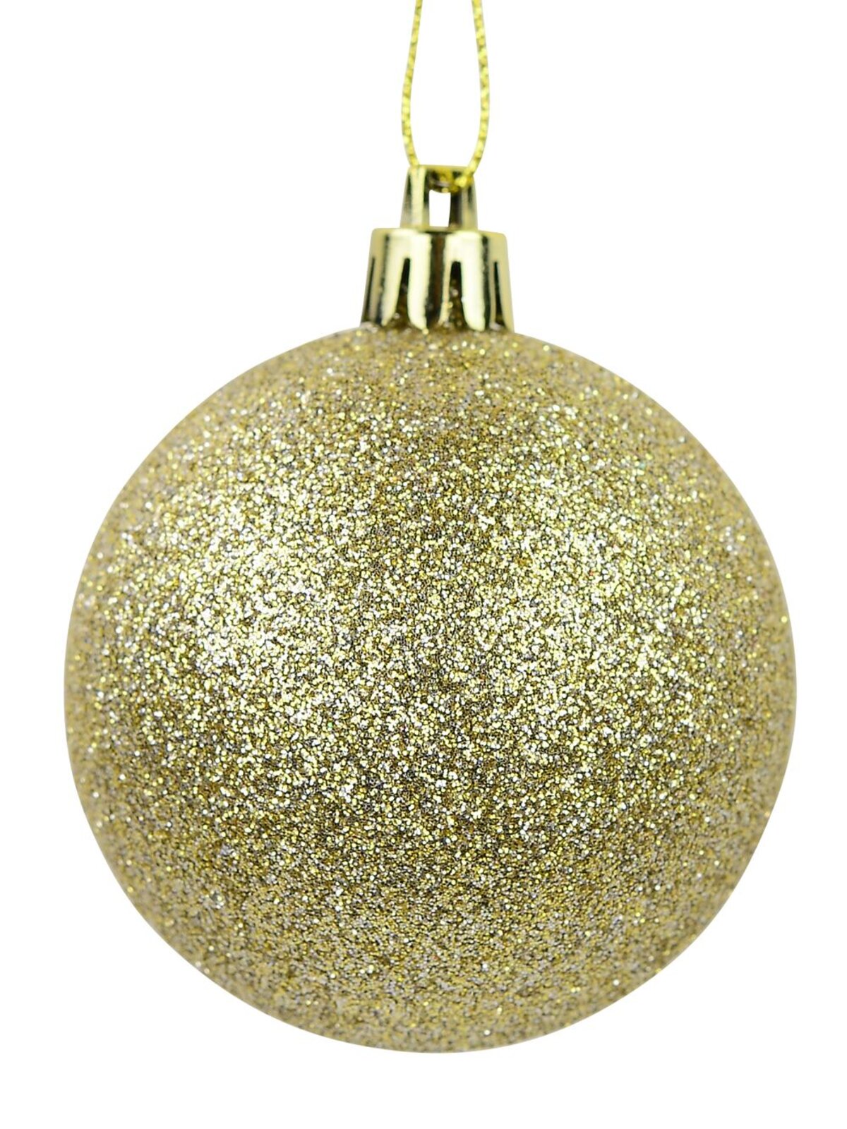 Blush Pink, Gold & Soft Pink Bauble Set in Gloss, Matte & Glitter - 12 x 60mm
