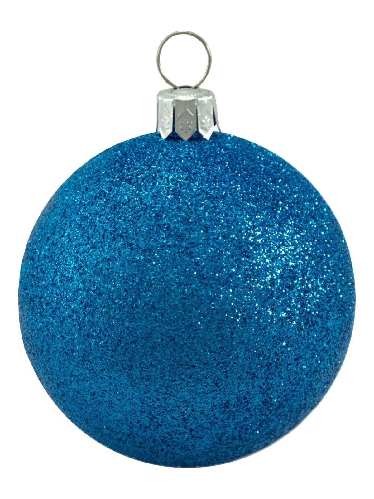 Bright & Glittered Coloured Christmas Tree Bauble Decorations - 9 x 60mm — image 5