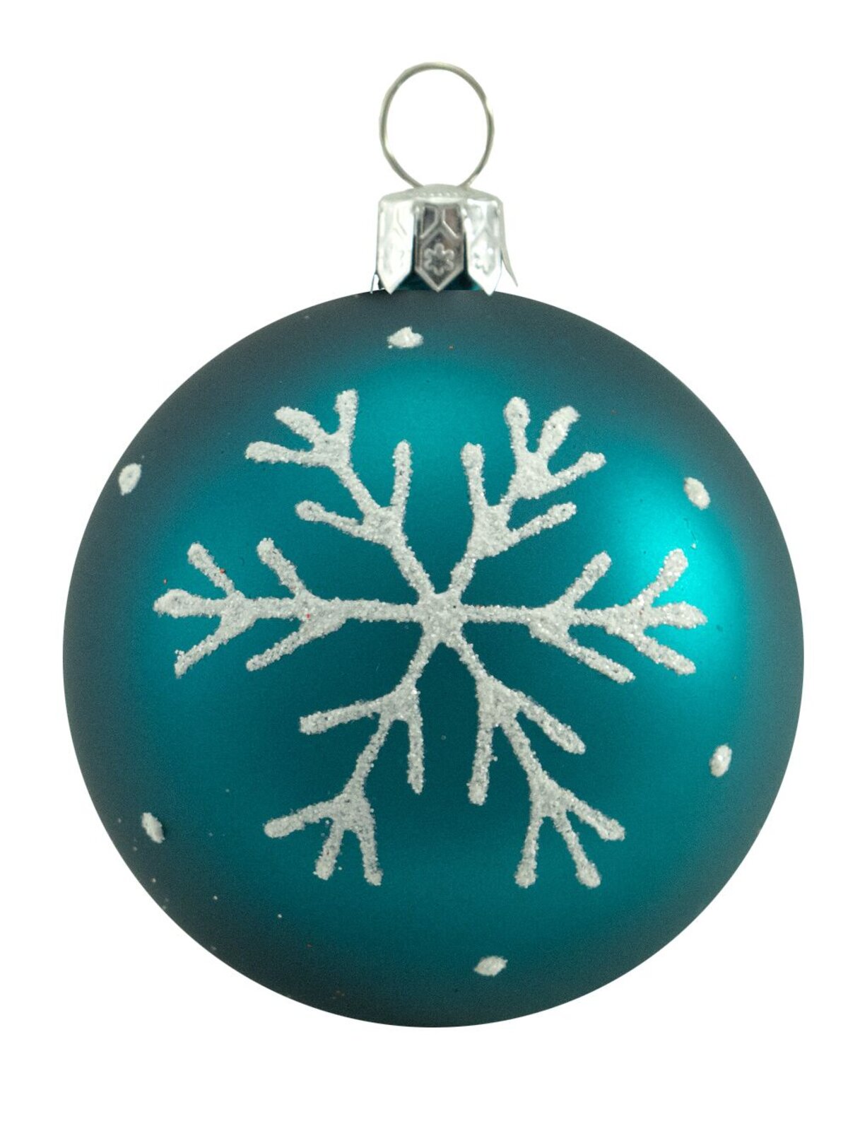 Bright & Glittered Coloured Christmas Tree Bauble Decorations - 9 x 60mm — image 9