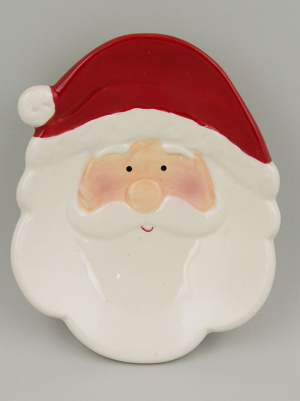 Ceramic Santa Liquid Soap Dispenser & Dish - 2 Piece Set