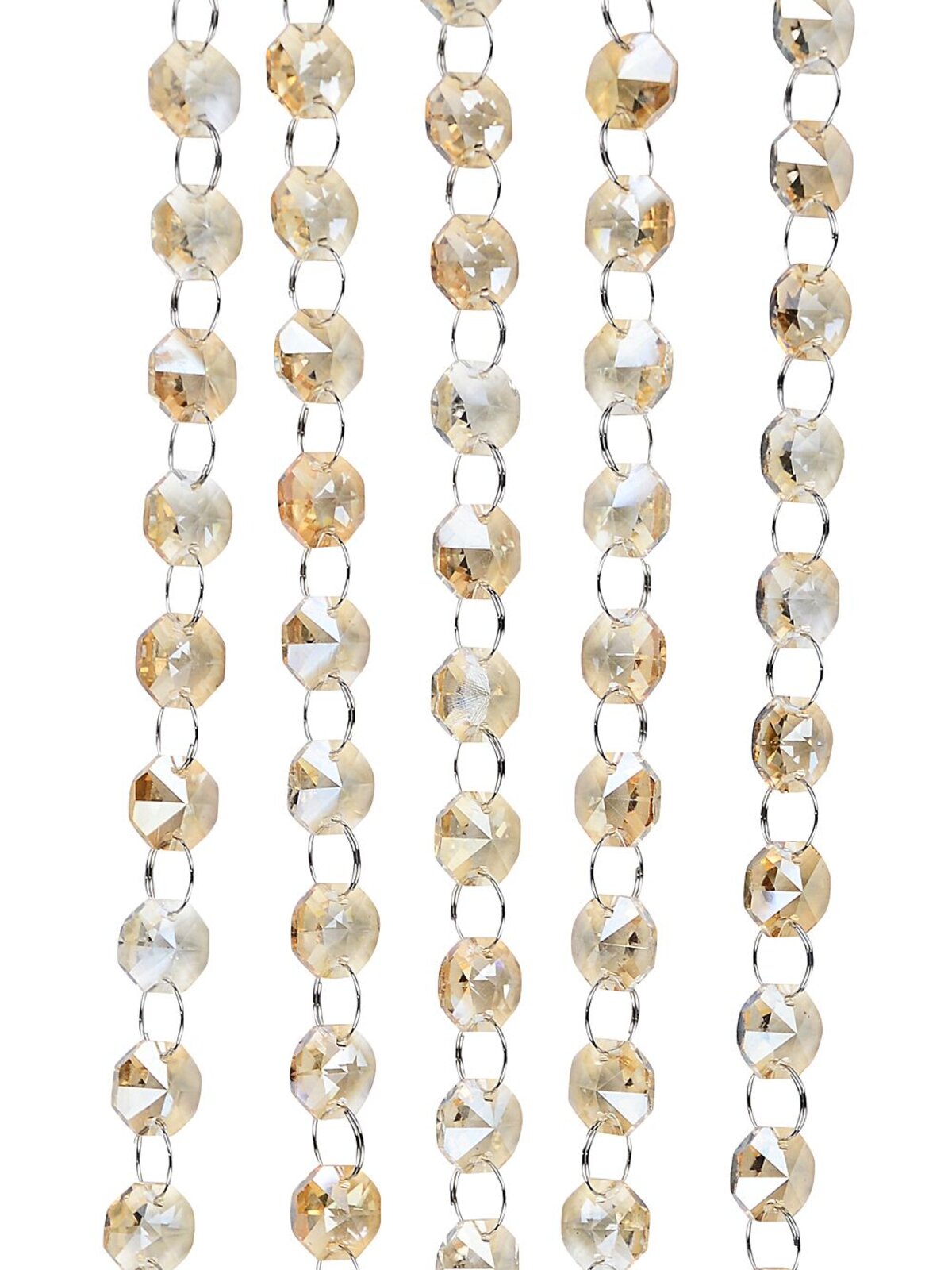 Champagne Ombre Faceted Crystal Simulant Radiant Garland | 1.8m — image 3