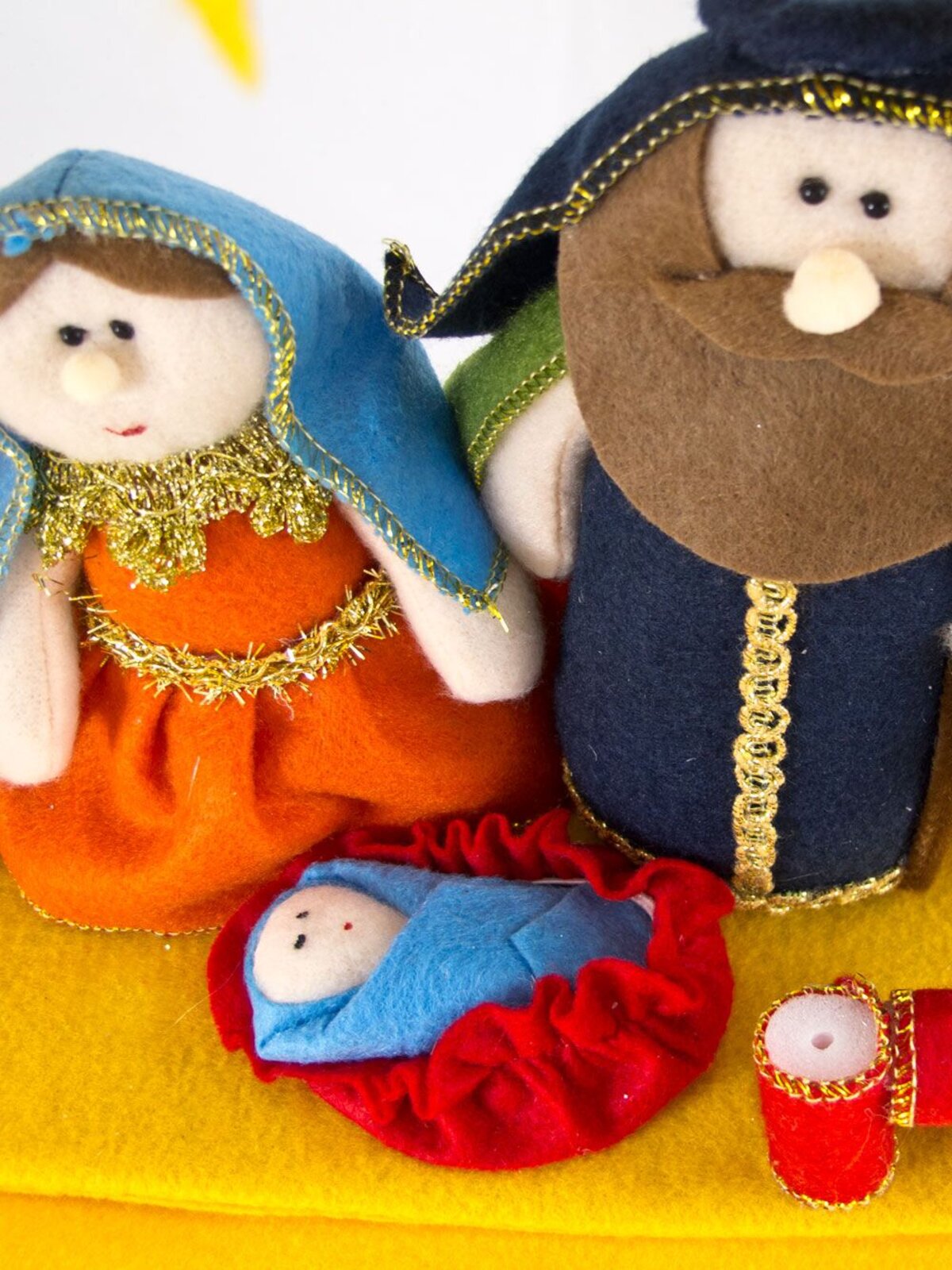 Childrens Felt Manger Setting Nativity Scenes - 25cm — image 3