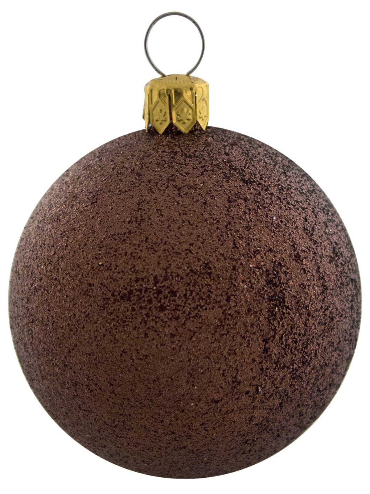 Chocolate & Copper Baubles In Assorted Styles - 9 x 60mm  — image 4