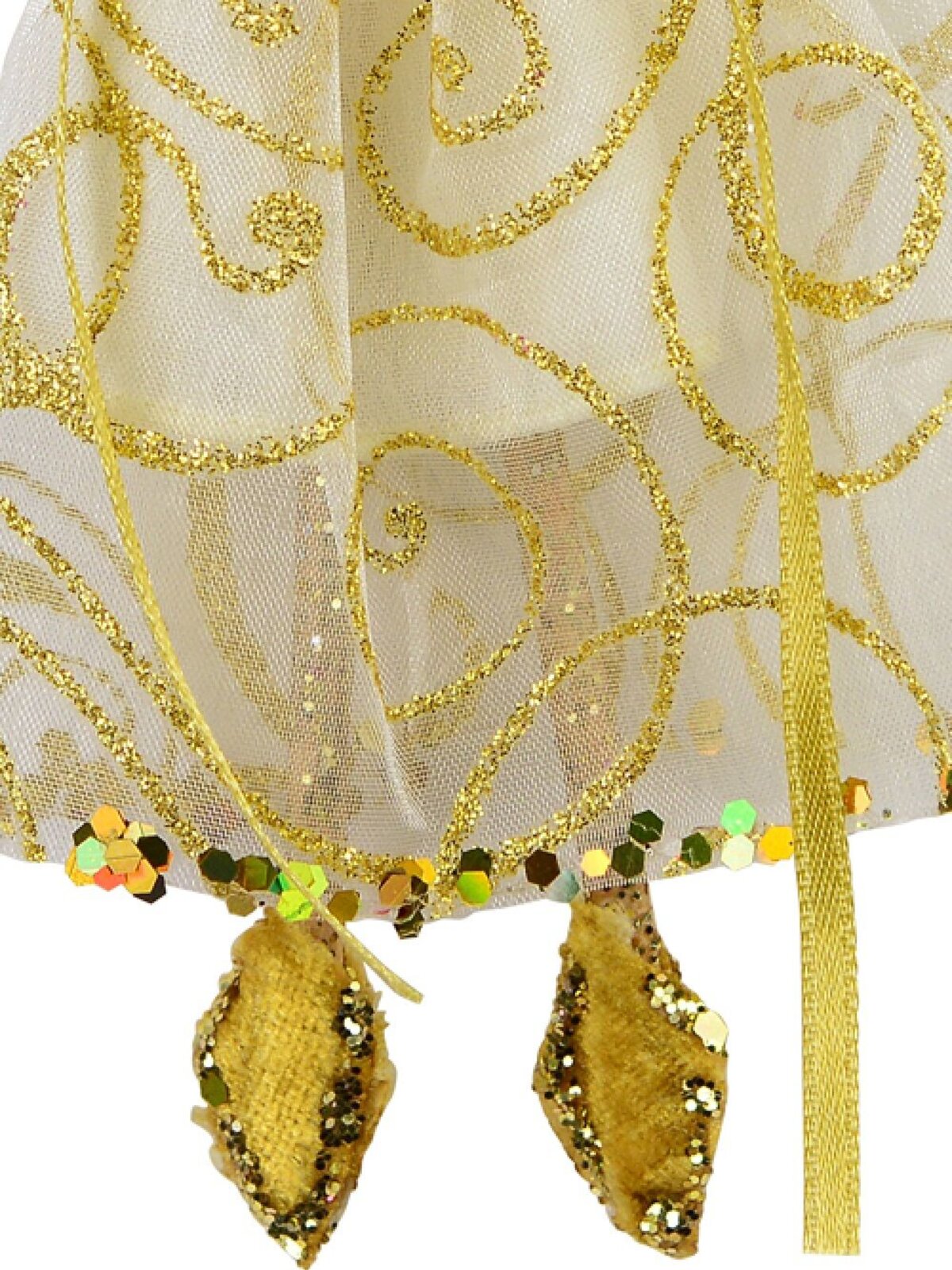 Christmas Fairy With Gold Wings Christmas Tree Hanging Decoration - 15cm — image 4
