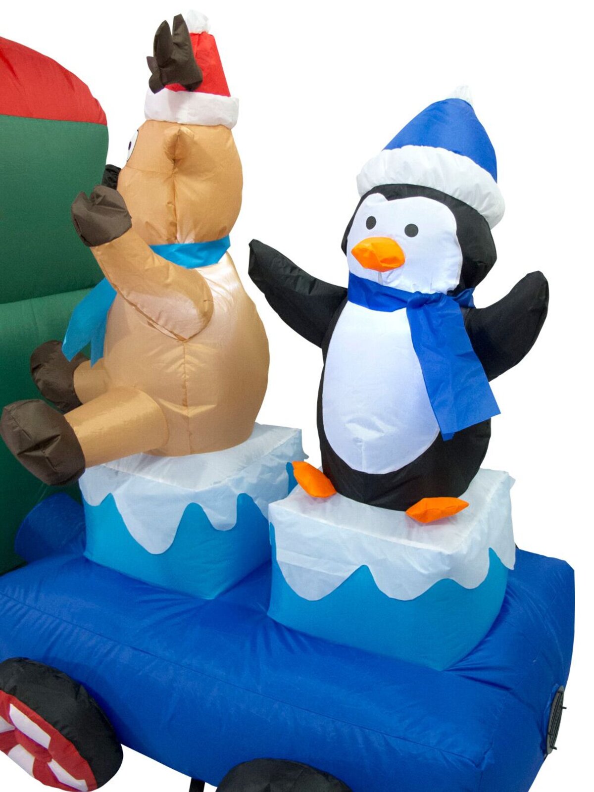 Christmas Train With Santa & Friends Illuminated Inflatable - 1.2m — image 7