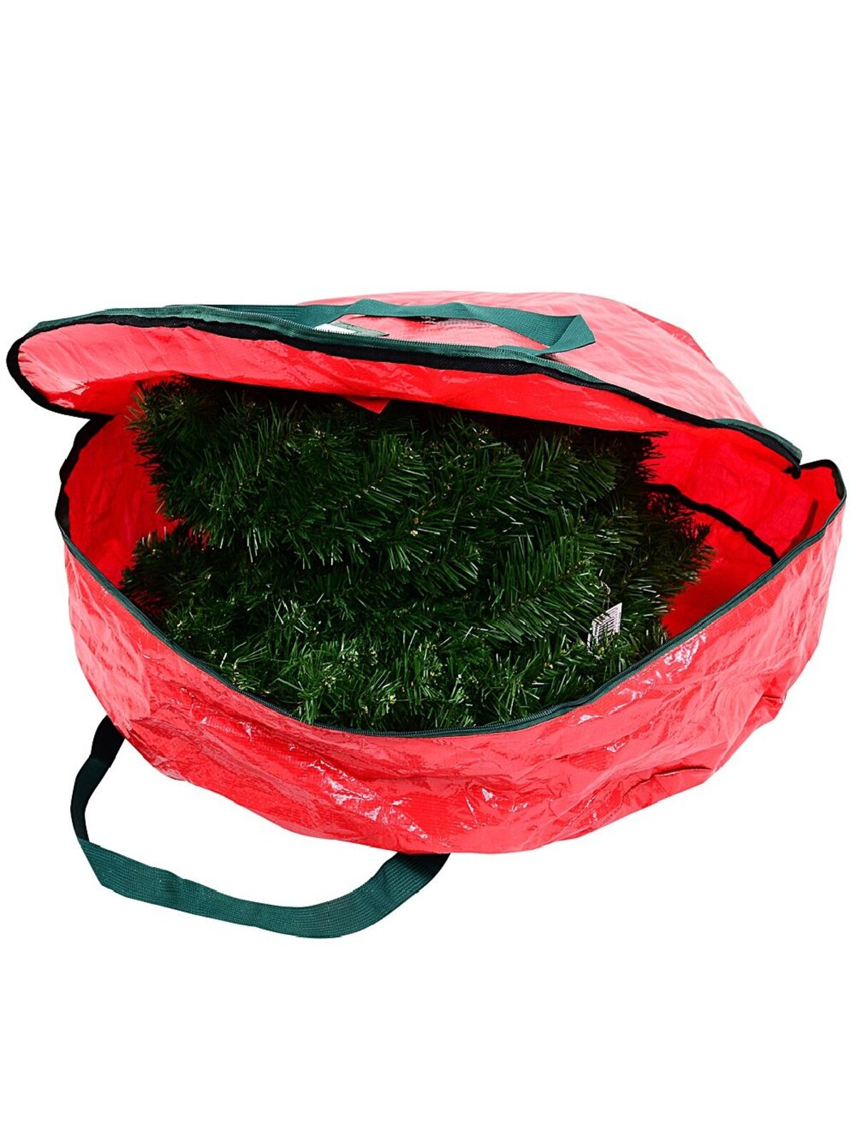 Christmas Wreath Storage Bag | Heavy Duty Case Fits Wreaths Up To 76cm — image 4
