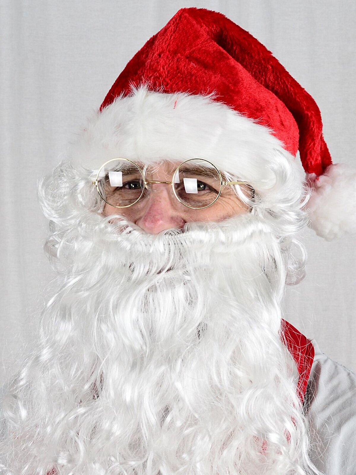 Classic Gold Round Santa Glasses Costume Accessory | One Size Fits Most — image 3