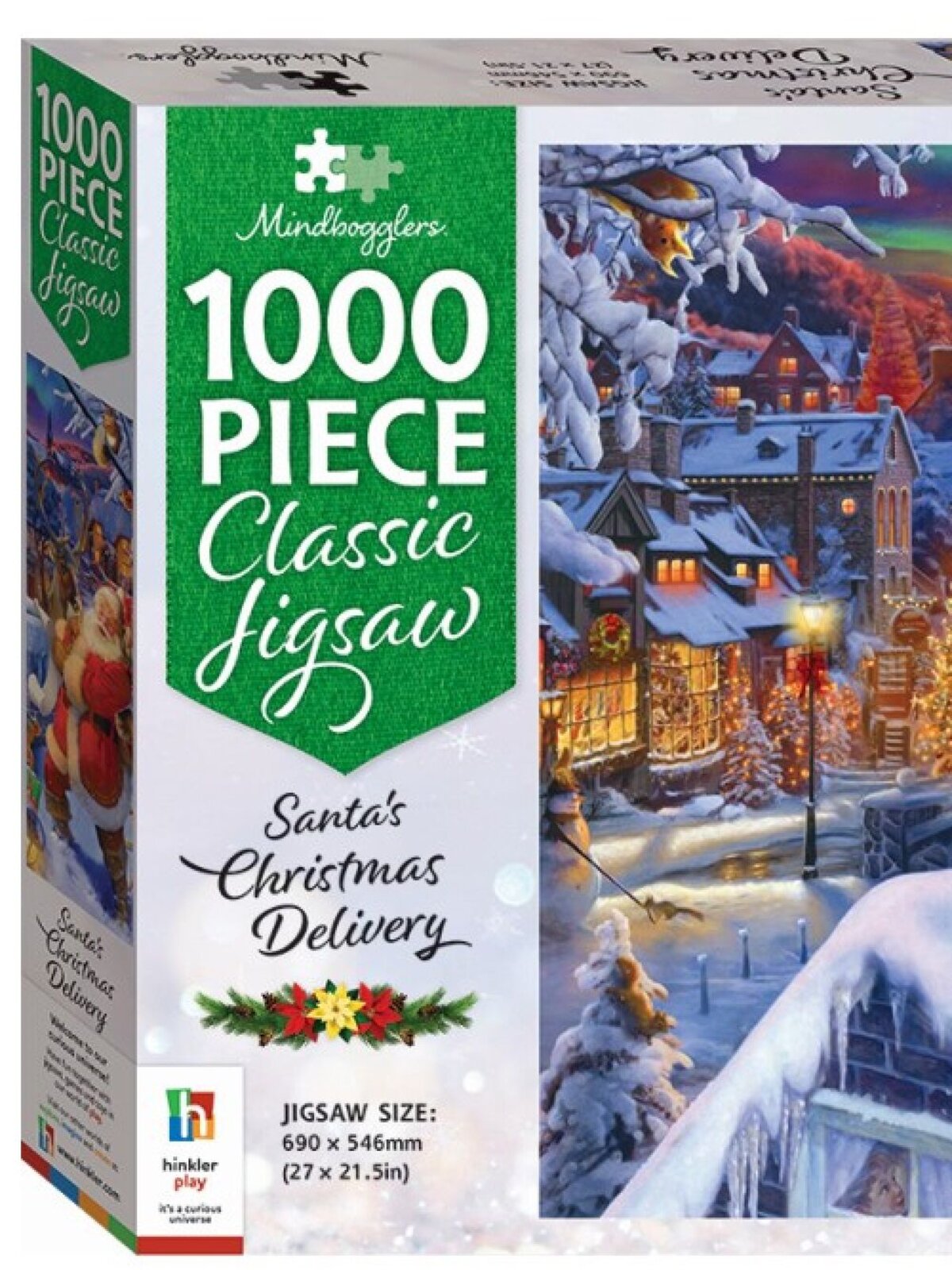 Classic Santa's Christmas Delivery Jigsaw Puzzle - 1000 pieces — image 2