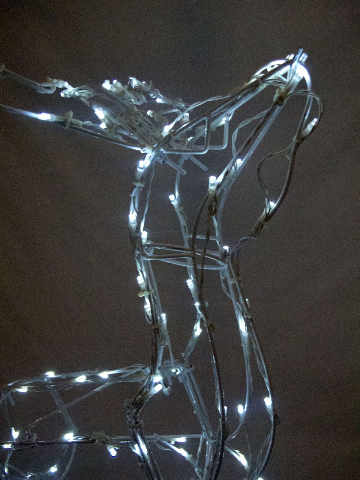 Cool White LED Illuminated Solar Leaping Buck - 78cm — image 4