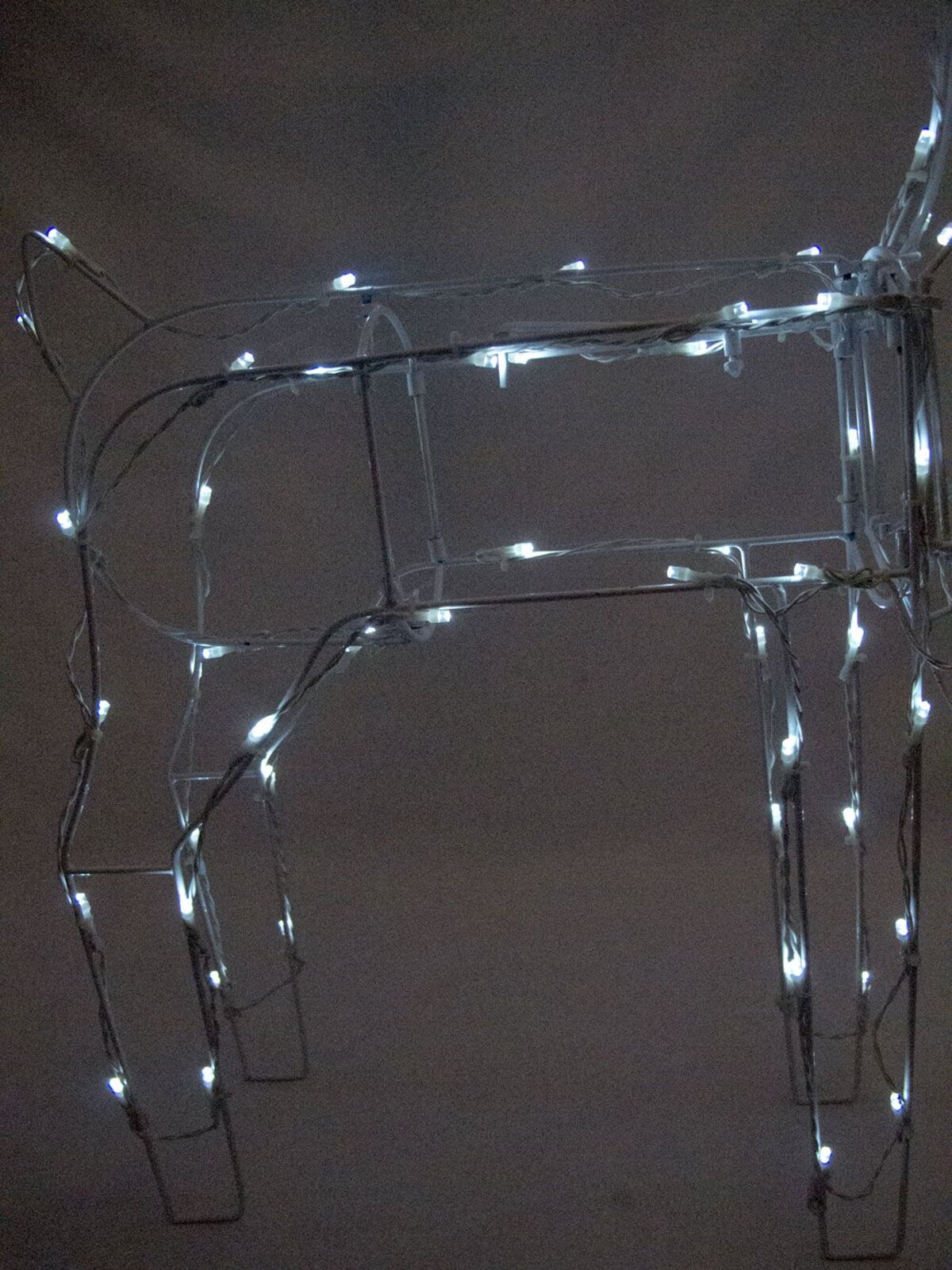 Cool White LED Illuminated Solar Standing Buck - 76cm — image 5