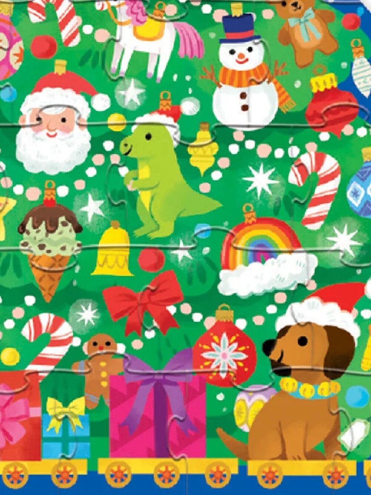 Crocodile Creek Christmas Tree Floor Puzzle | 24 Piece Junior Jigsaw — image 3