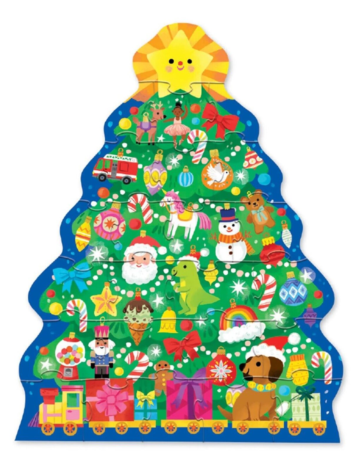 Crocodile Creek Christmas Tree Floor Puzzle | 24 Piece Junior Jigsaw — image 5