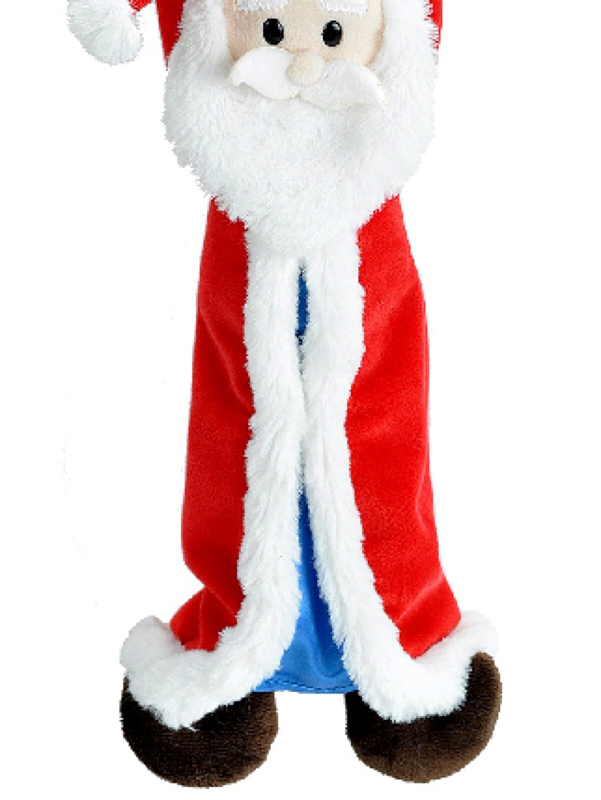 Cute & Cuddly Hanging Santa Christmas Plush Toy - 19cm — image 3