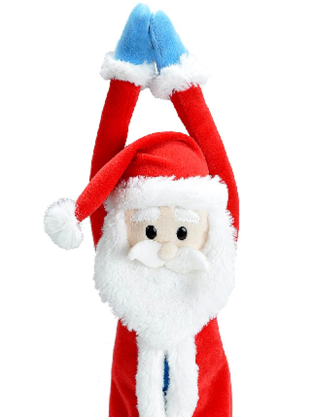 Cute & Cuddly Hanging Santa Christmas Plush Toy - 19cm — image 2