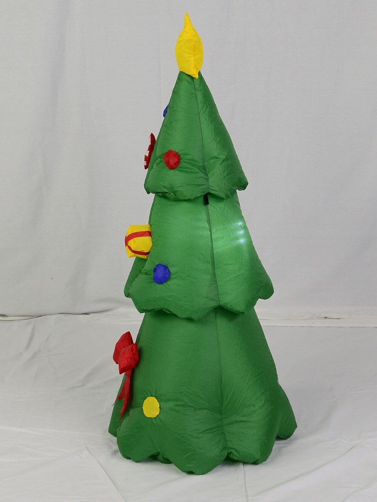 Decorated Conical Christmas Tree Illuminated Inflatable Display - 1.3m