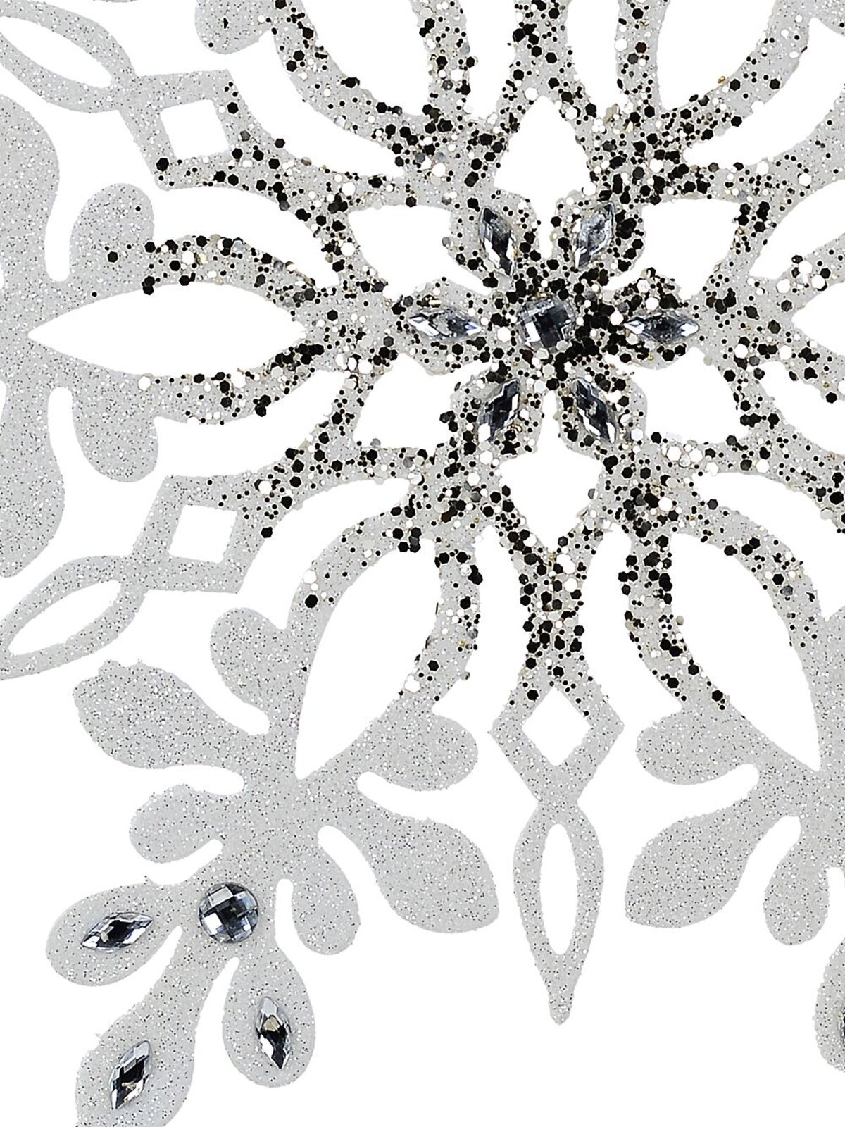 Diamante & Frost Monumental Snowflake Whimsical Essential Ornament | 38cm — image 3
