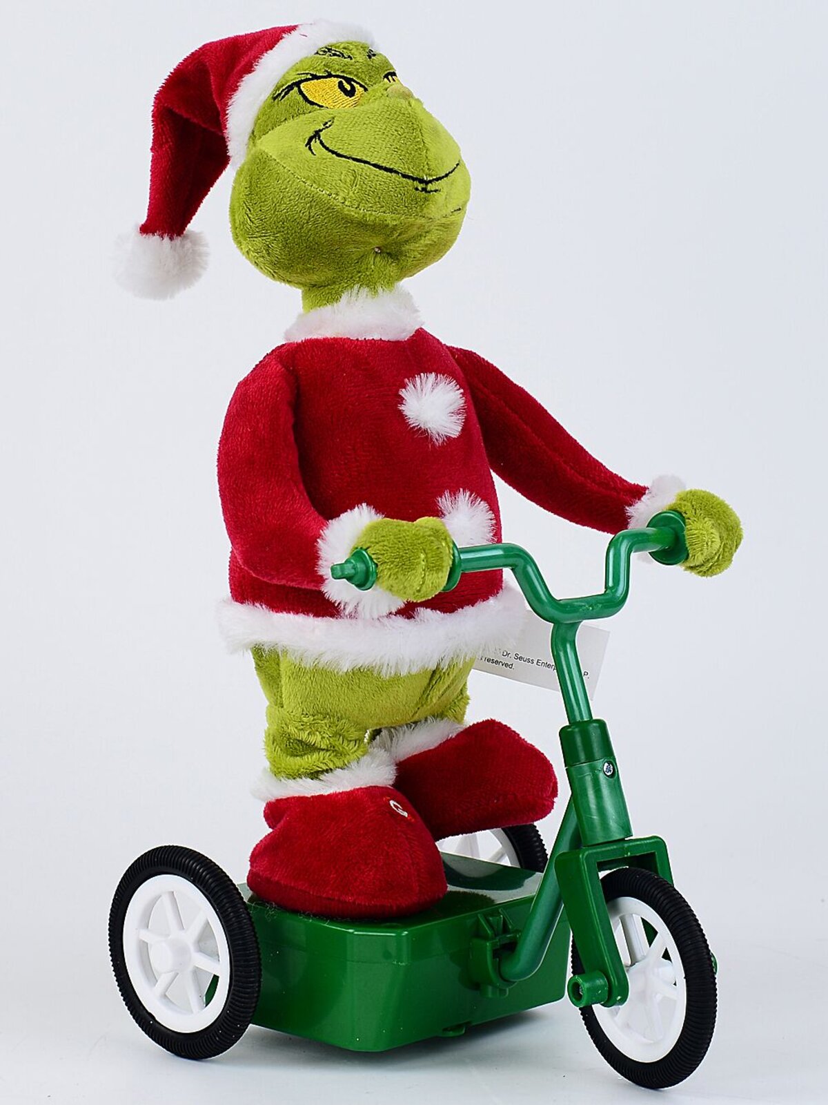 Dr. Seuss Official Animated Singing & Scooting Mr Grinch Tricycle Toy | 31cm — image 3