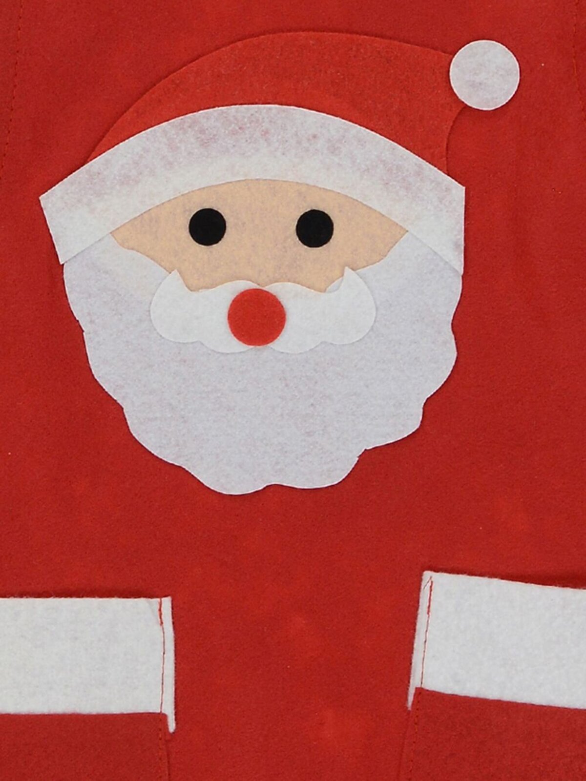 Felt Santa Face Christmas Chef BBQ Christmas Apron - 1 size fits most