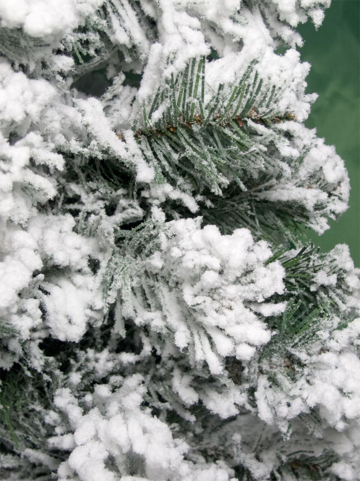 Flocked White Table Top Tree - 60cm — image 2