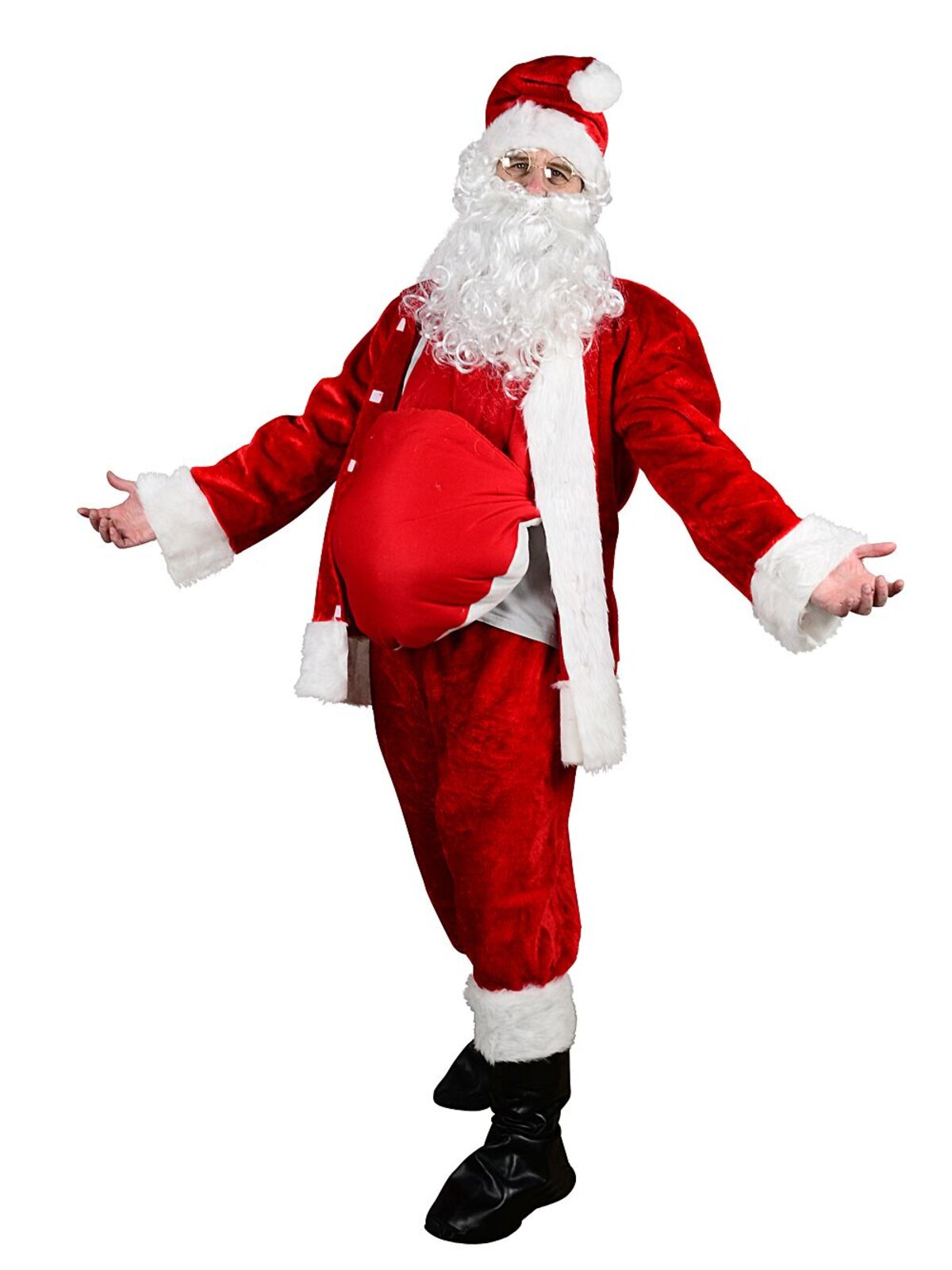 Fun Stuffable Santa Belly Costume Accessory Pouch | One Size Fits Most — image 5