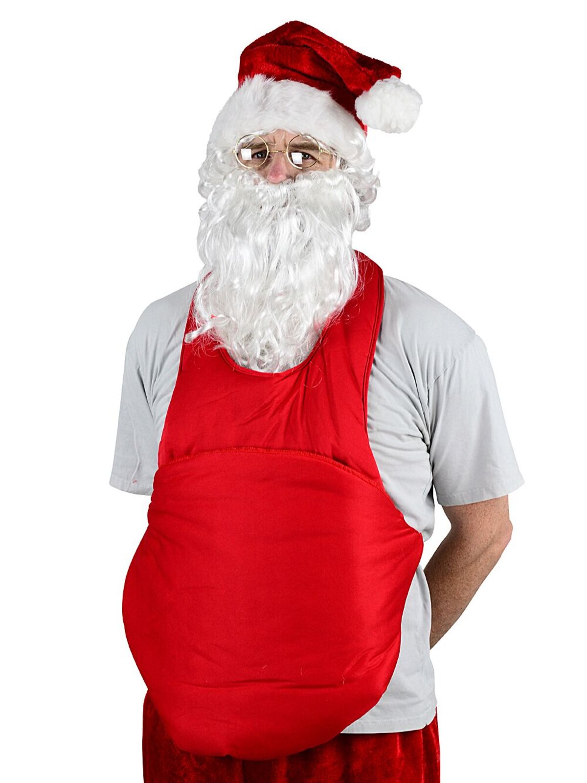 Fun Stuffable Santa Belly Costume Accessory Pouch | One Size Fits Most — image 4