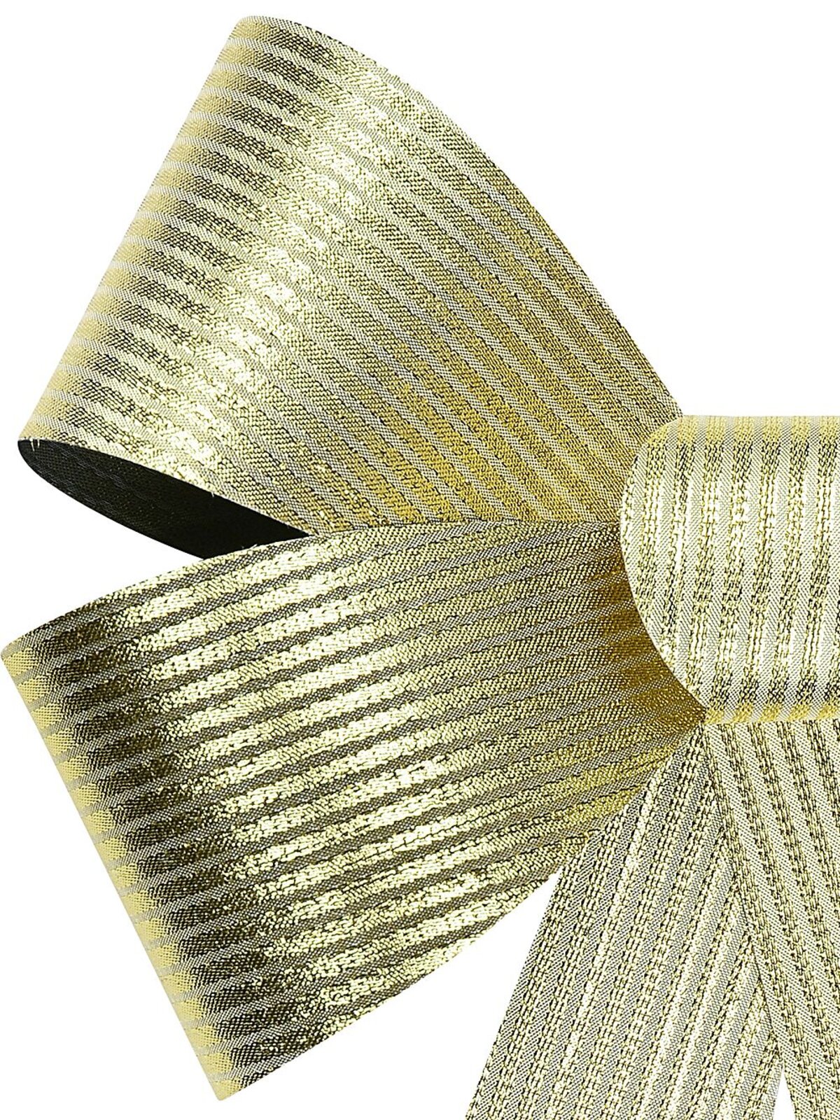 Gold Glitter Stripe Timeless Monumental Bow | 45cm — image 3