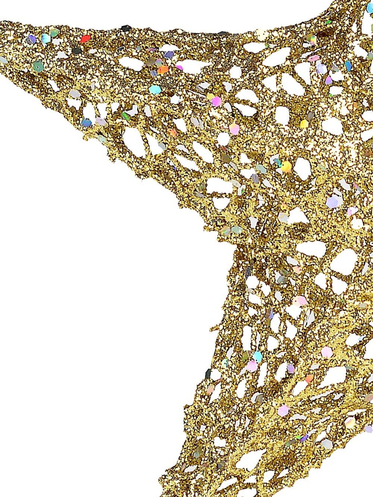 Gold Glitter Tree Topper - 30cm