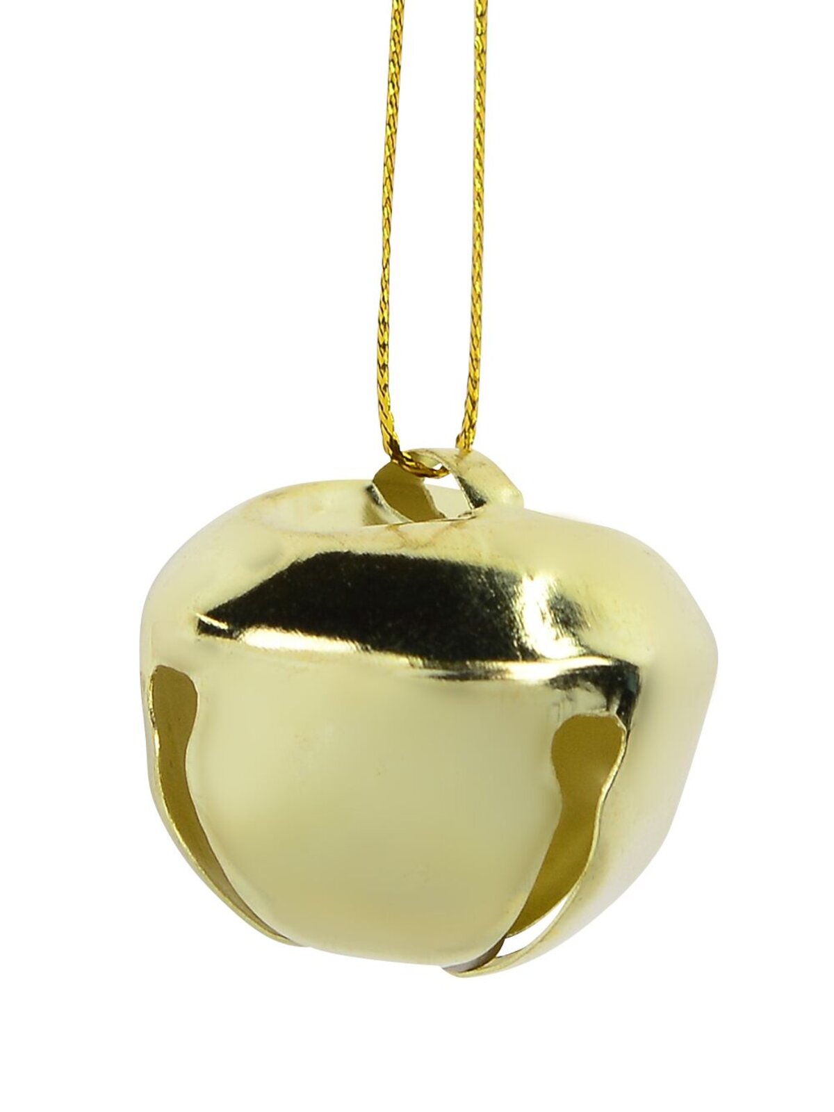 Gold Iron Functioning Bells Hanging Ornament - 30 x 25mm