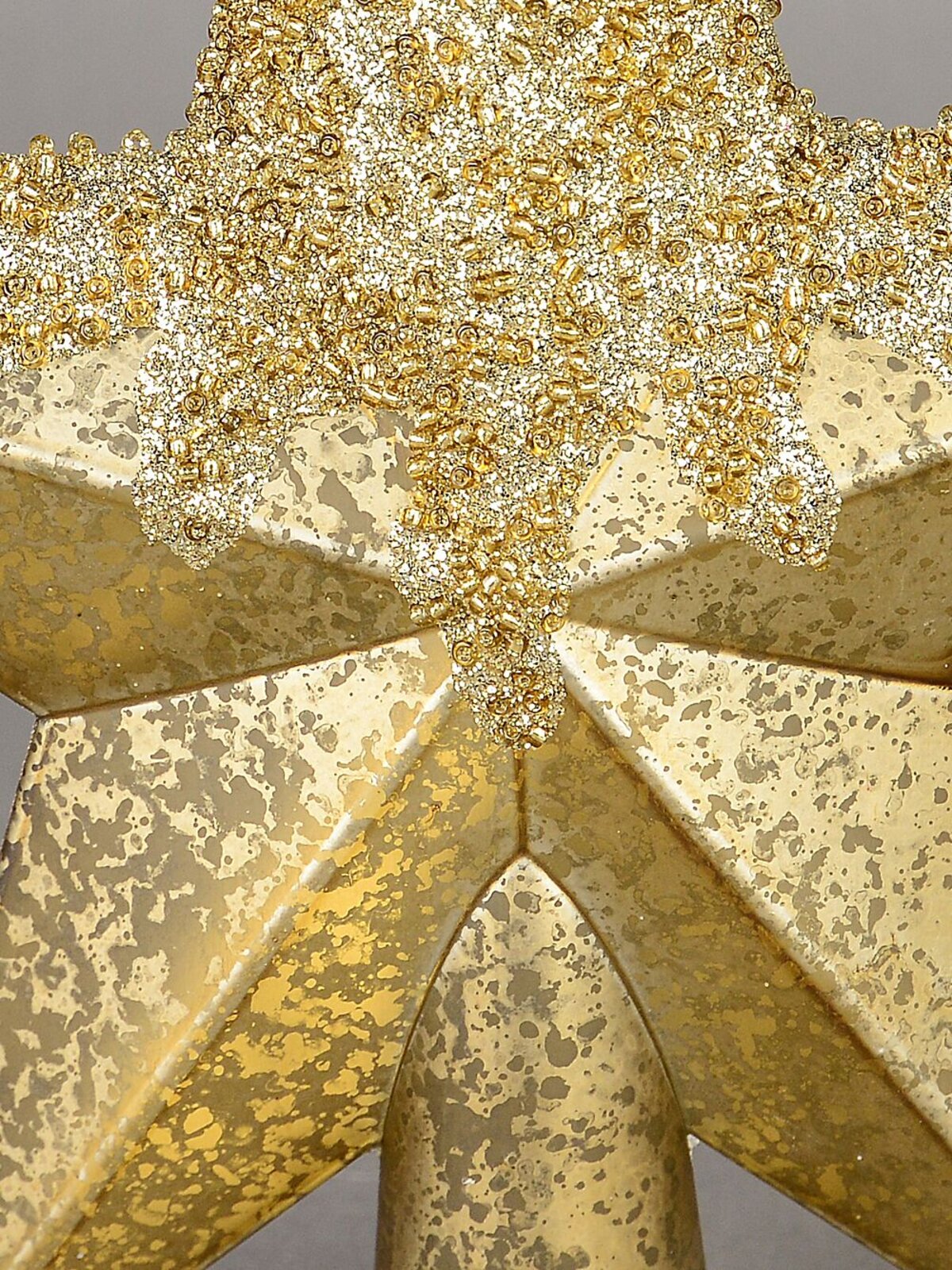 Gold Splatter & Glitter Christmas Star Whimsical Essential Tree Topper | 20cm — image 4