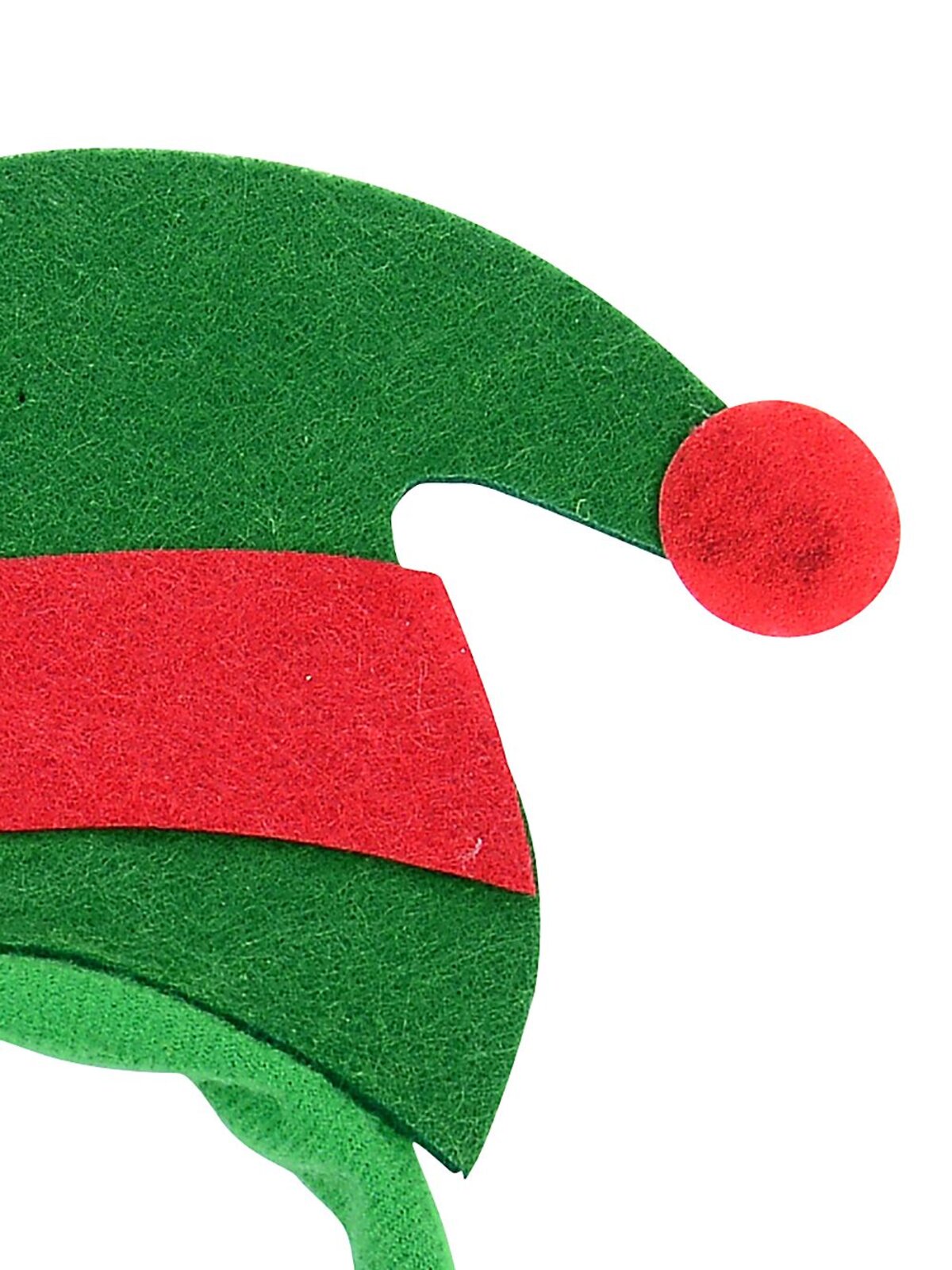 Green Elf Hat Big Ears Christmas Headband | One Size Fits Most — image 2