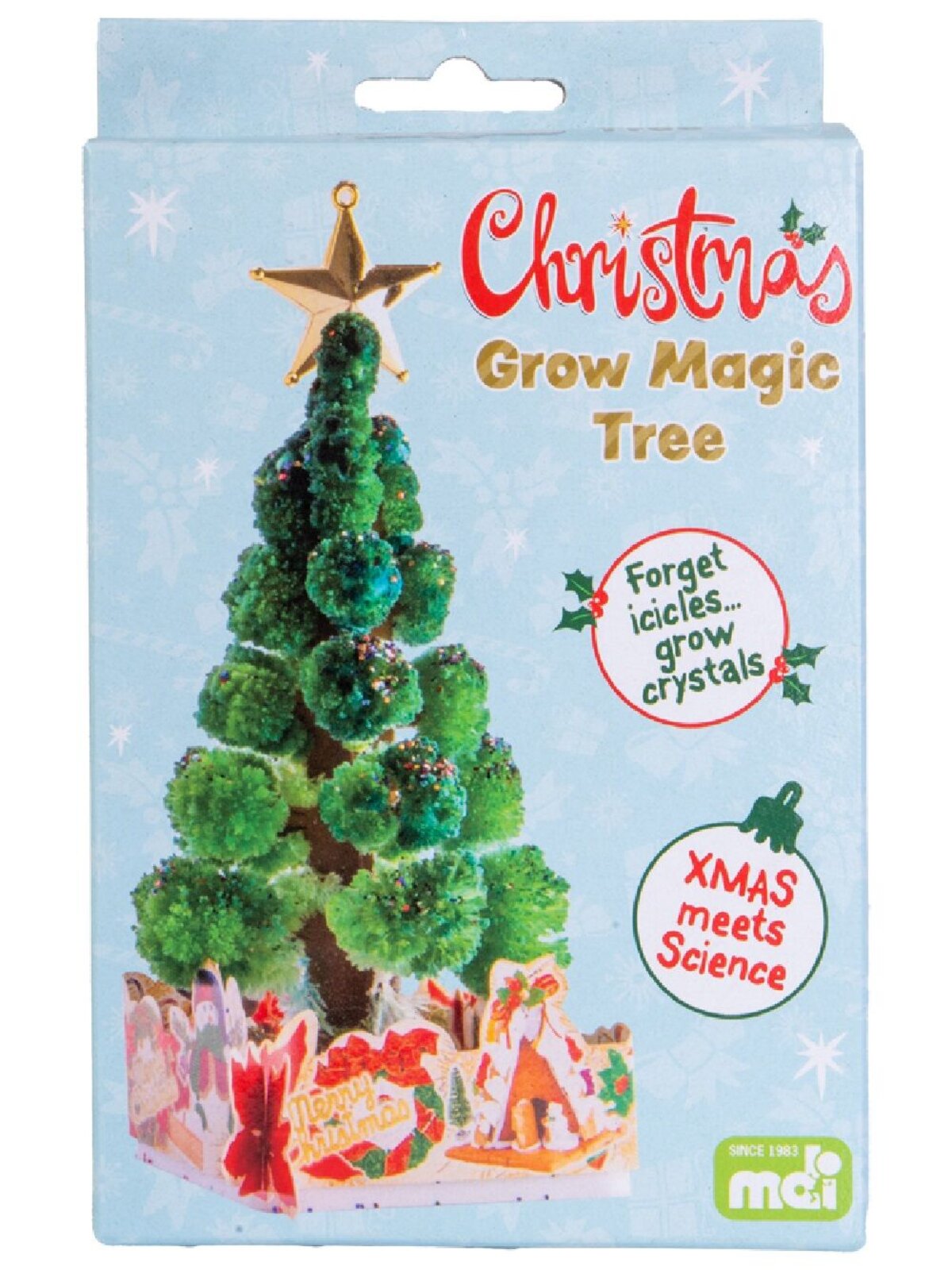 Grow Your Own Christmas Tree Ornament Science Kit With Magic Crystals - 16cm — image 3