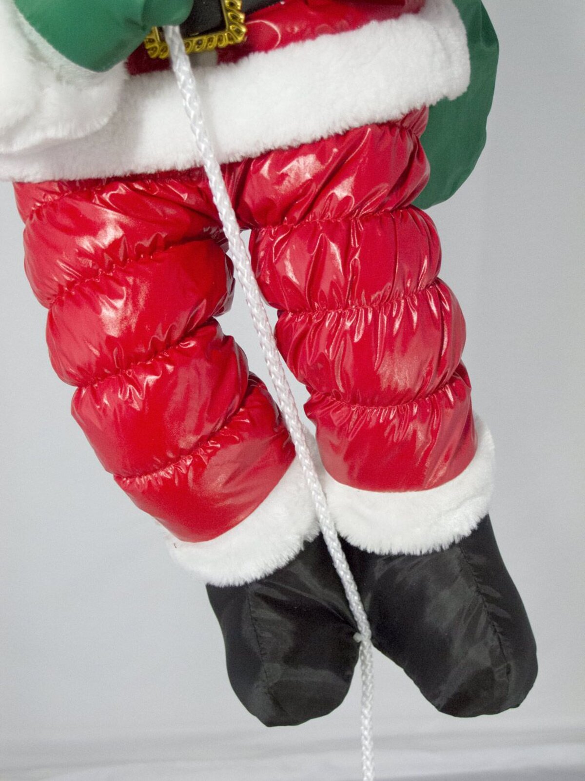 Hanging Padded Santa Outdoor Decoration - 64cm — image 7