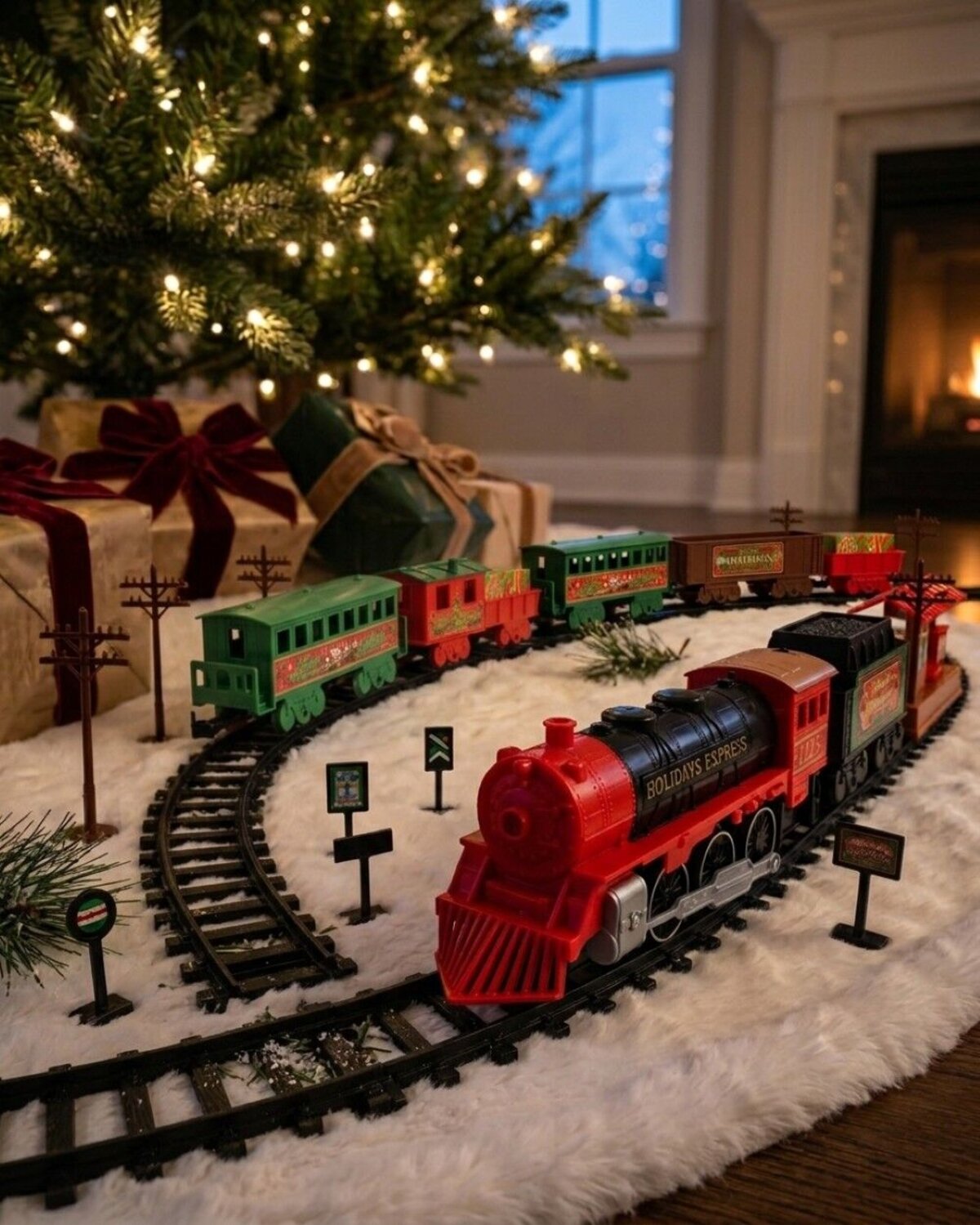 Holiday Express Musical Christmas Train Set | 54 Piece Set With Headlight — image 4