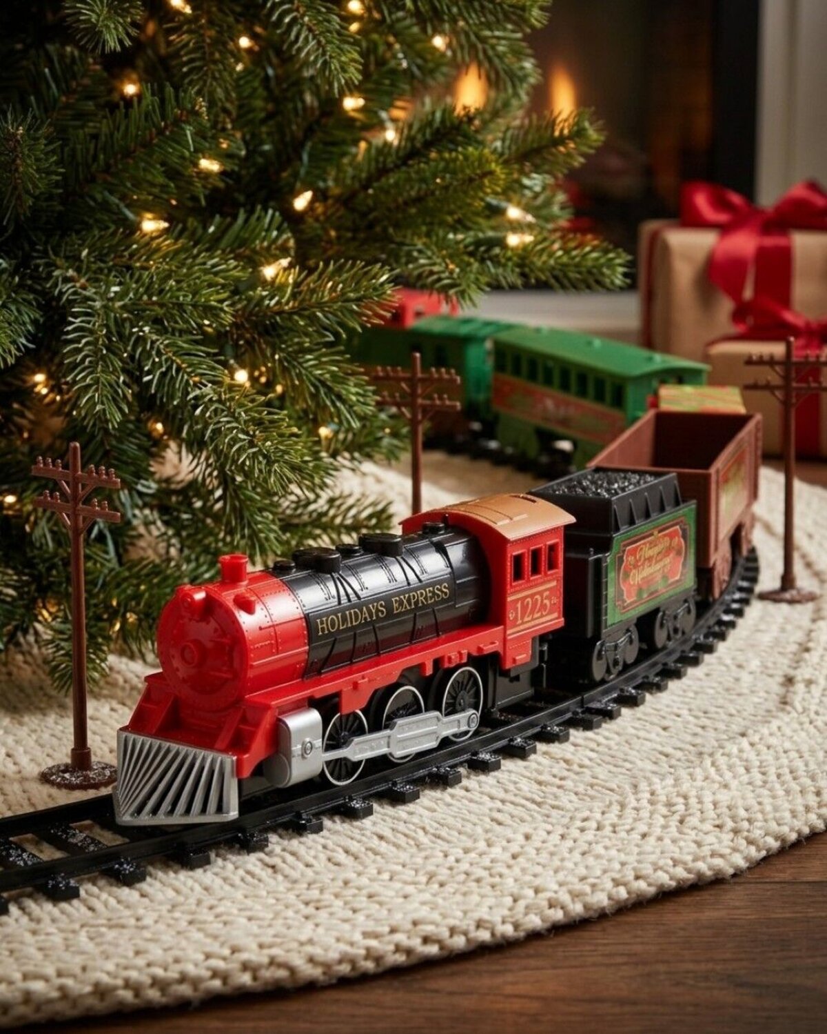 Holiday Express Musical Christmas Train Set | 54 Piece Set With Headlight — image 2