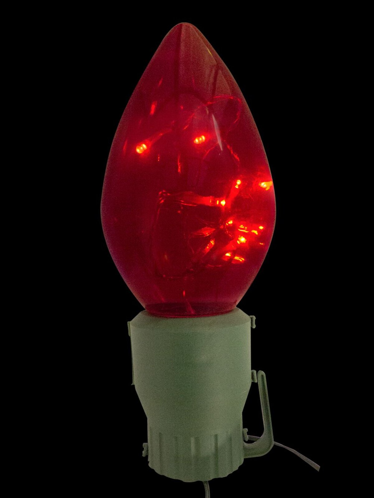 Large C9 Bulb LED Garden Solar Stake Lights - 4 x 47cm — image 7
