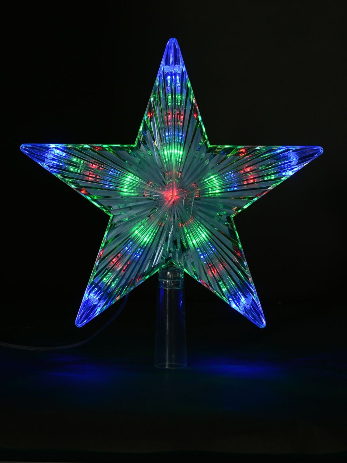 Large Multi Colour LED Star Christmas Tree Topper | 22cm — image 5