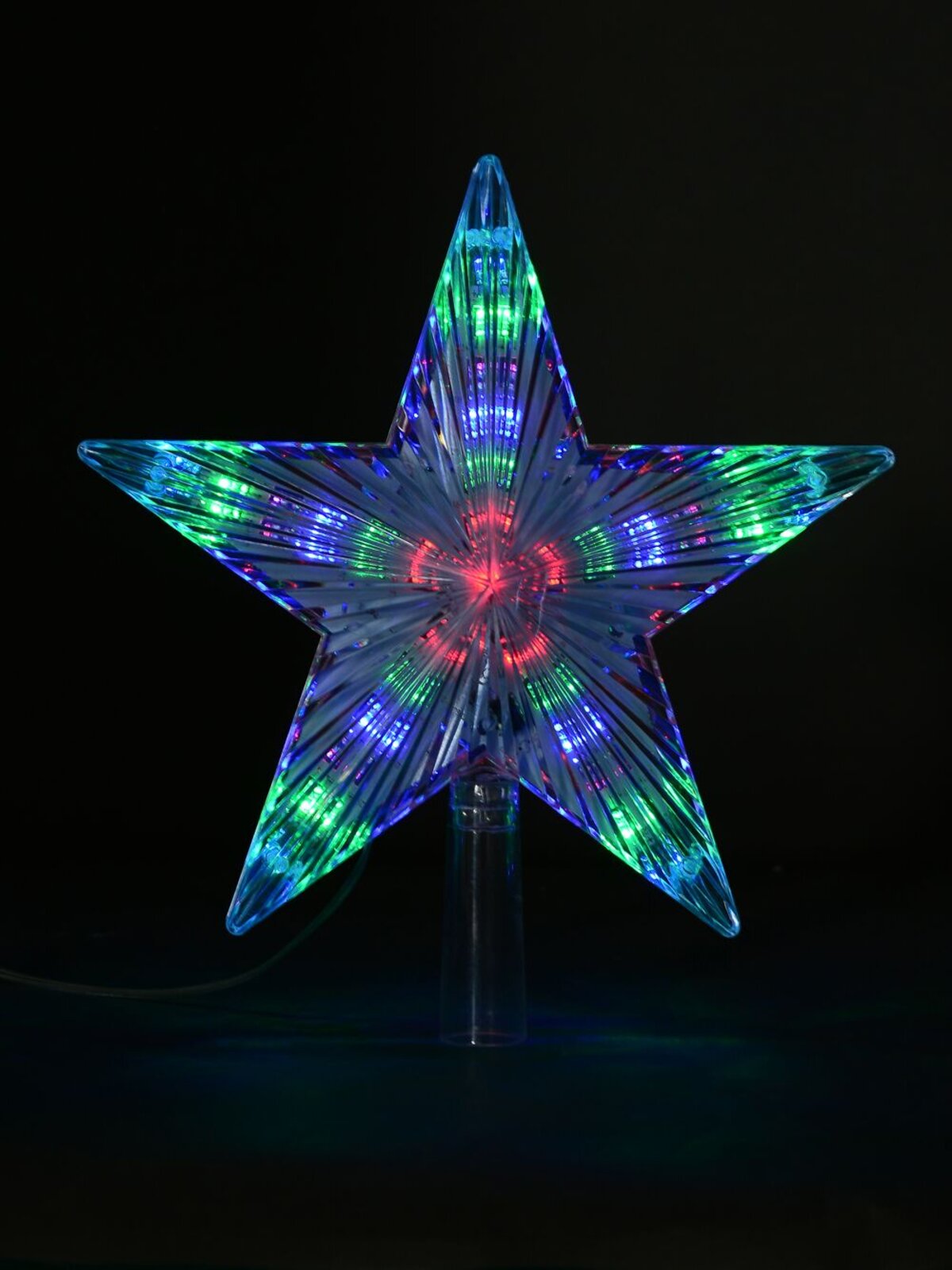 Large Multi Colour LED Star Christmas Tree Topper | 22cm — image 6