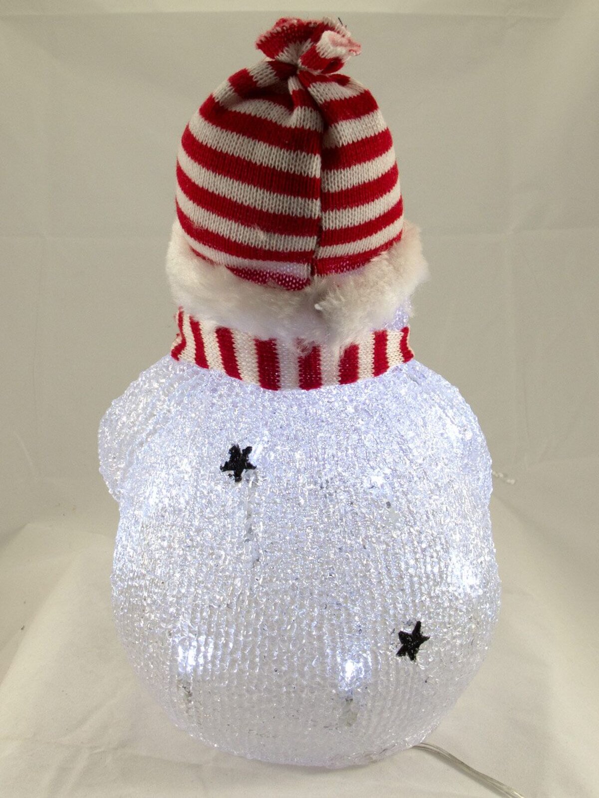 LED Acrylic Snowman Ornament - 28cm
