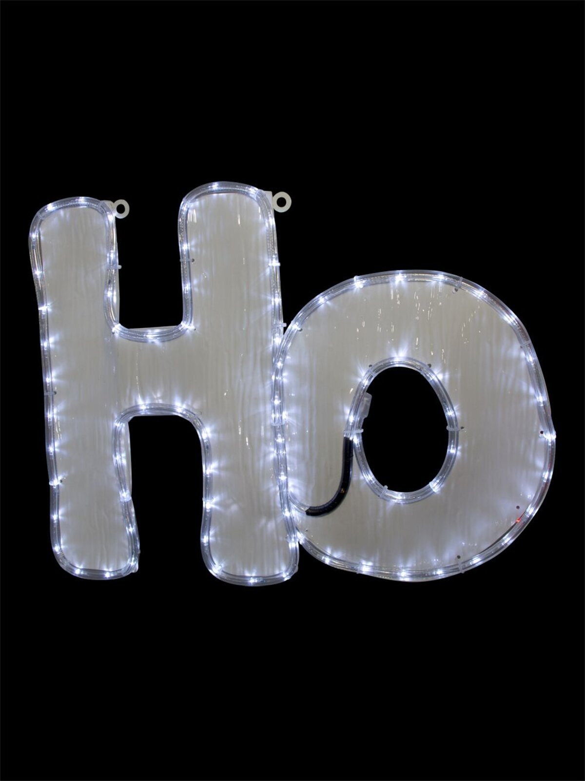 LED White Red & Green Ho Ho Ho Rope Light Motif - 1.4m — image 5