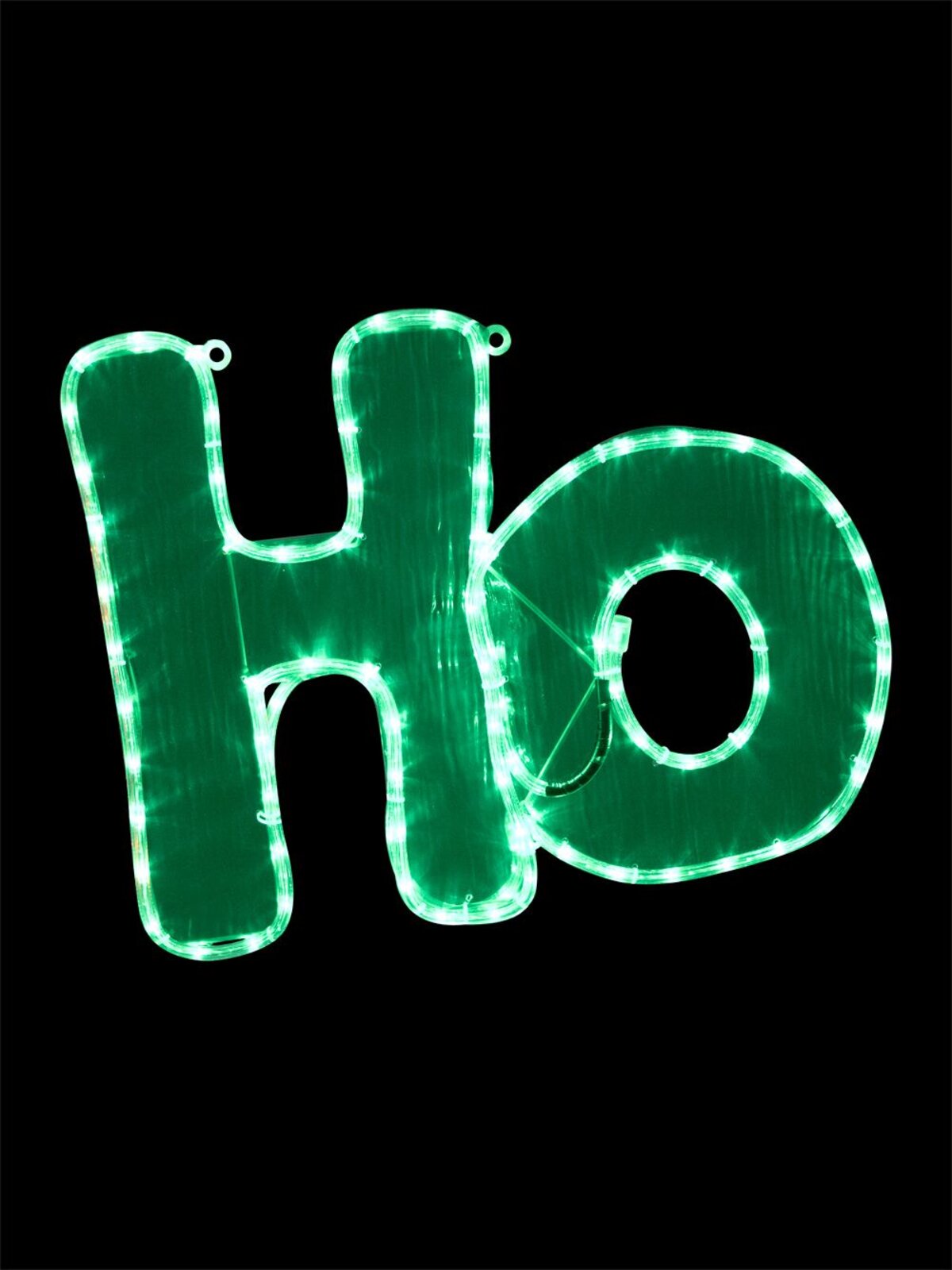 LED White Red & Green Ho Ho Ho Rope Light Motif - 1.4m — image 6