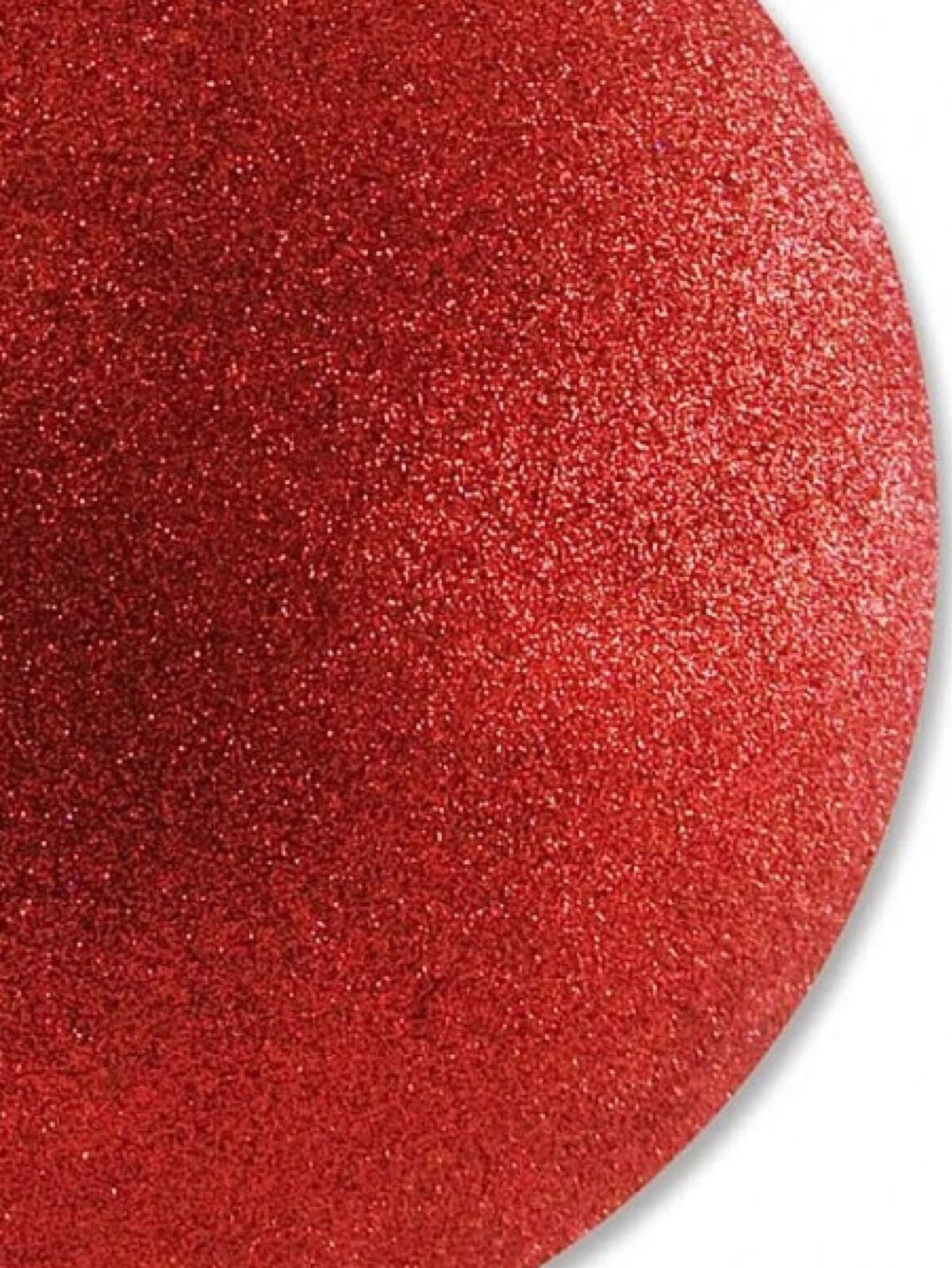 Majestic Red Glitter Large Display Bauble | 20cm — image 3