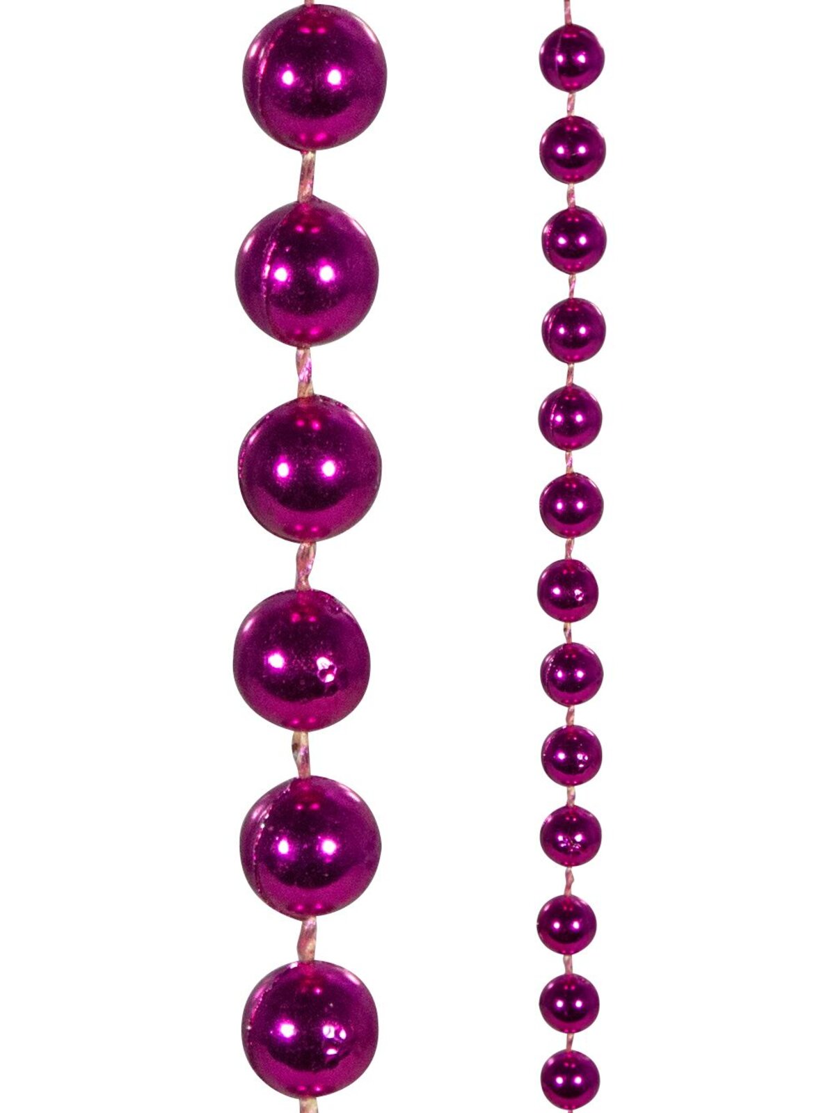 Metallic Fuschia Bead Garland - 10m