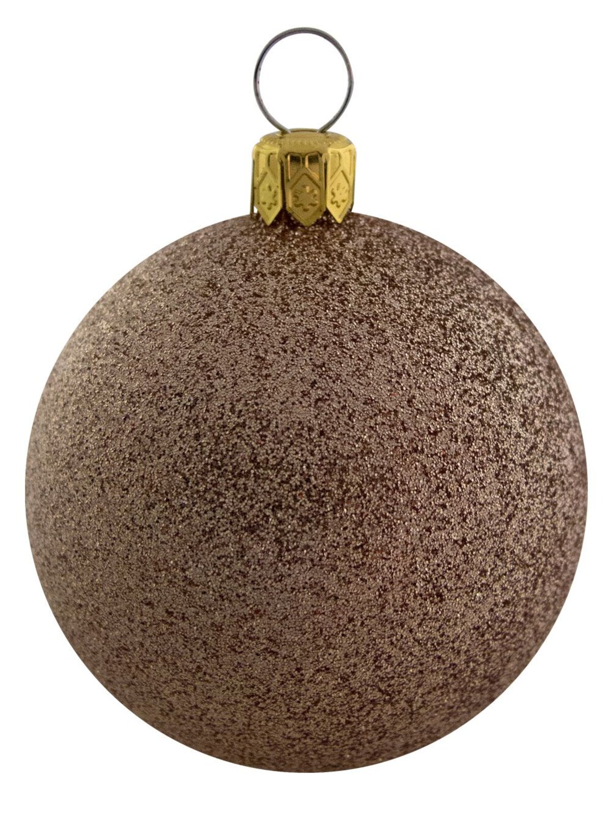 Metallic, Matt & Glittered, Chocolate, Copper & Gold Baubles - 12 x 60mm — image 6