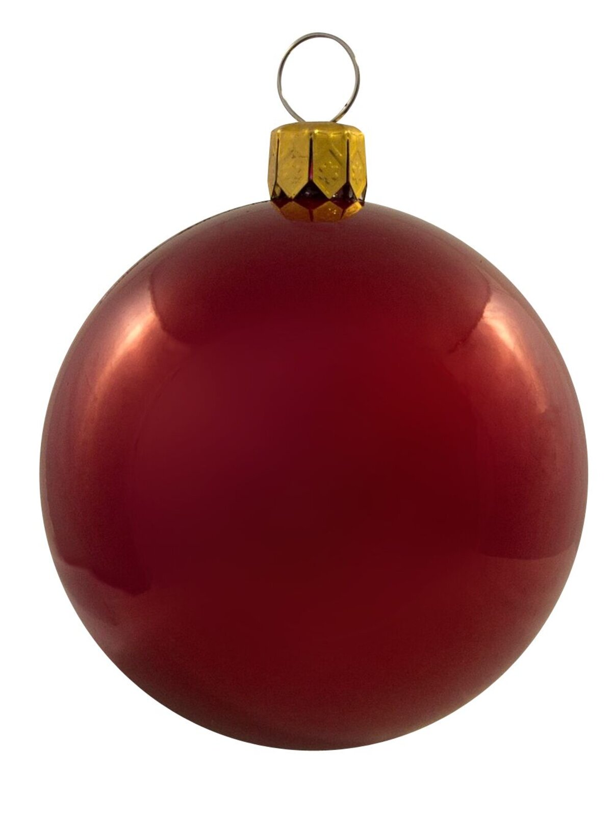 Metallic, Matt, & Glittered, Red & Gold Baubles - 20 x 40mm