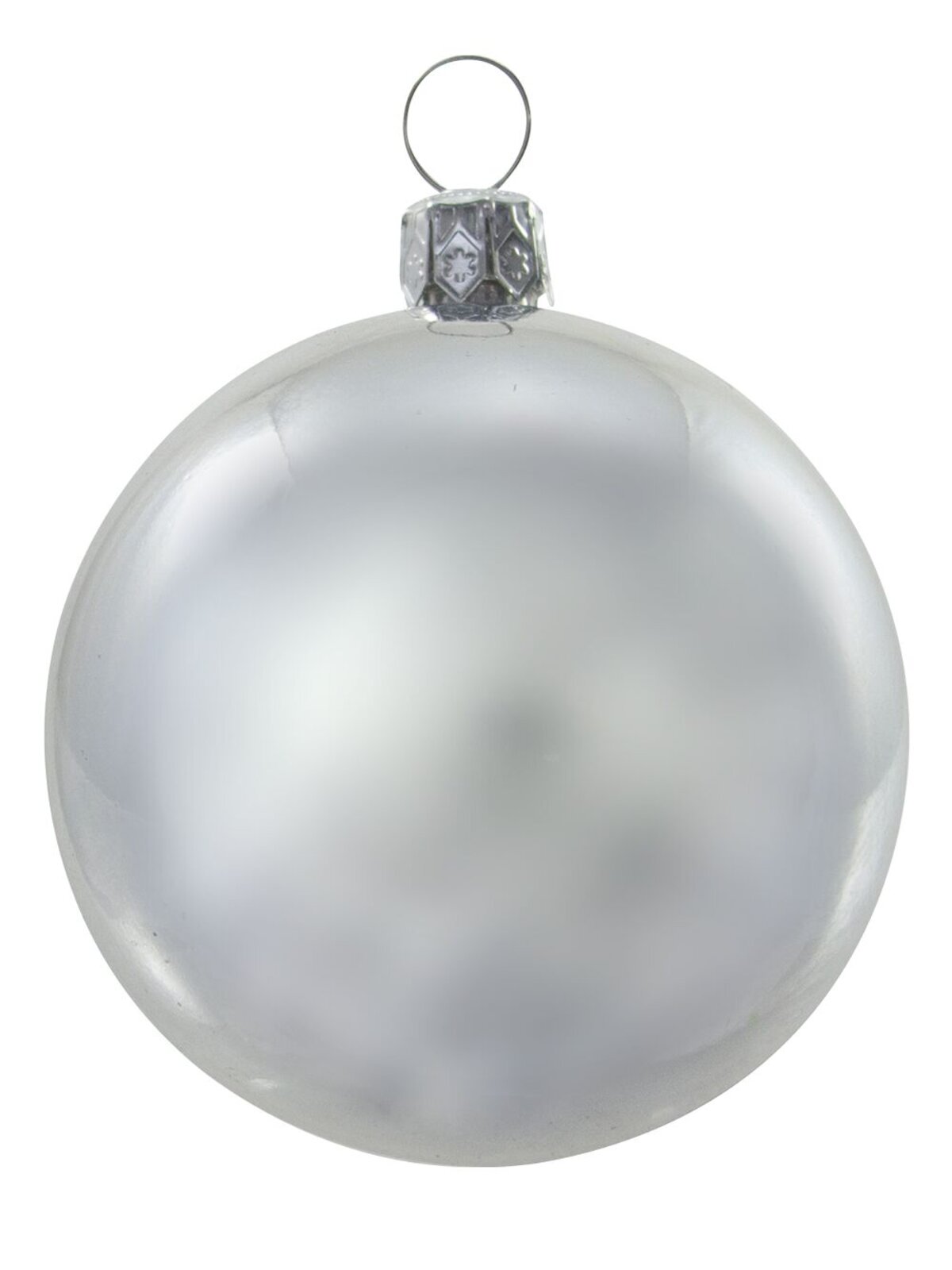 Metallic, Matte, Glitter & Pearl Silver Baubles - 16 x 60mm