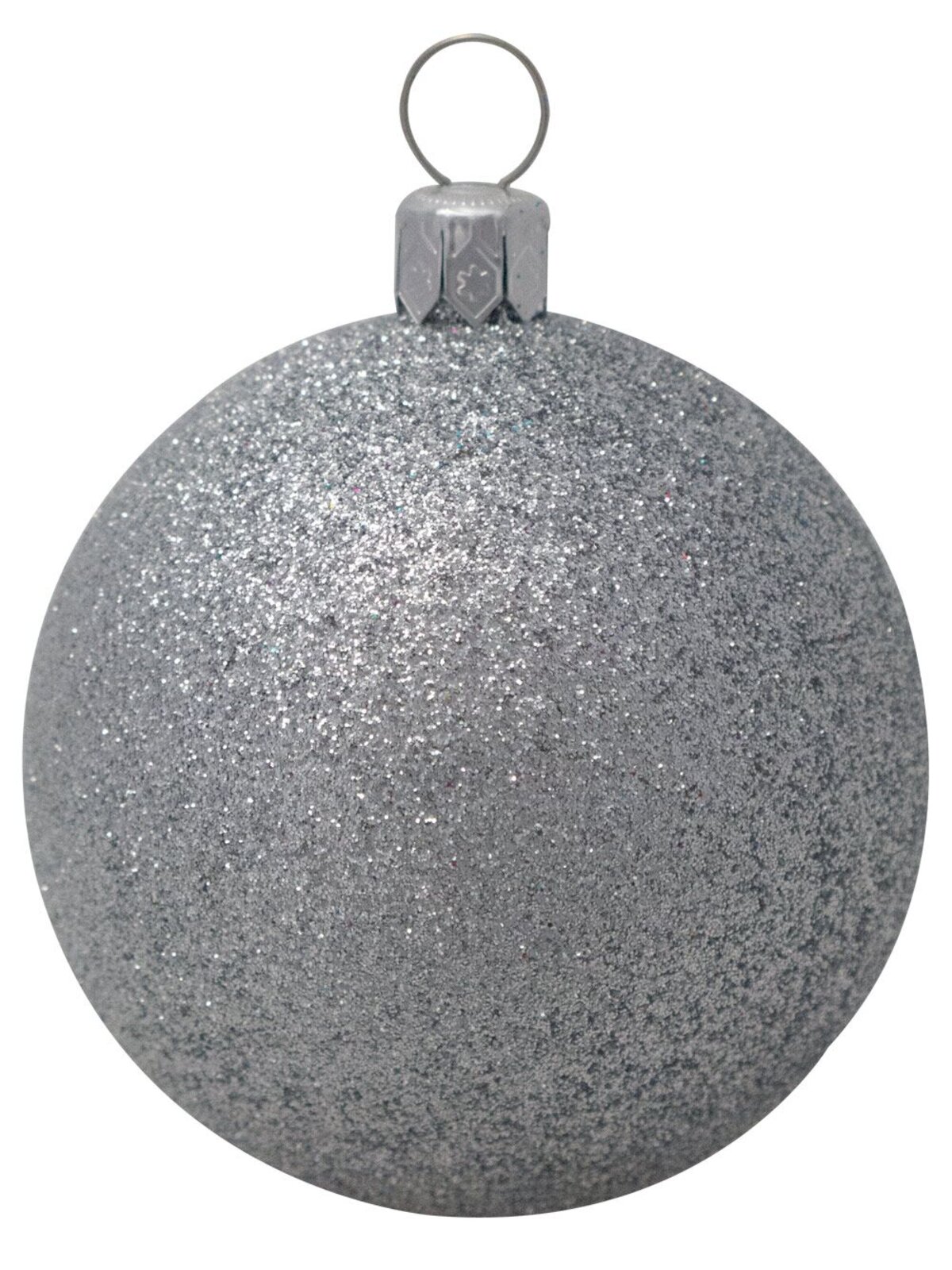Metallic, Matte & Glittered, Turquoise & Silver Baubles - 12 x 60mm — image 6