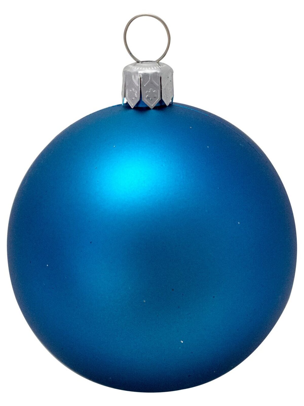 Metallic, Matte & Glittered, Turquoise & Silver Baubles - 12 x 60mm — image 5