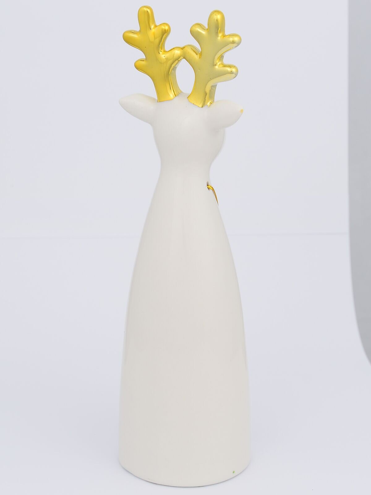 Modern Chic Look Large Gloss Reindeer Ceramic Christmas Ornament - 25cm — image 2